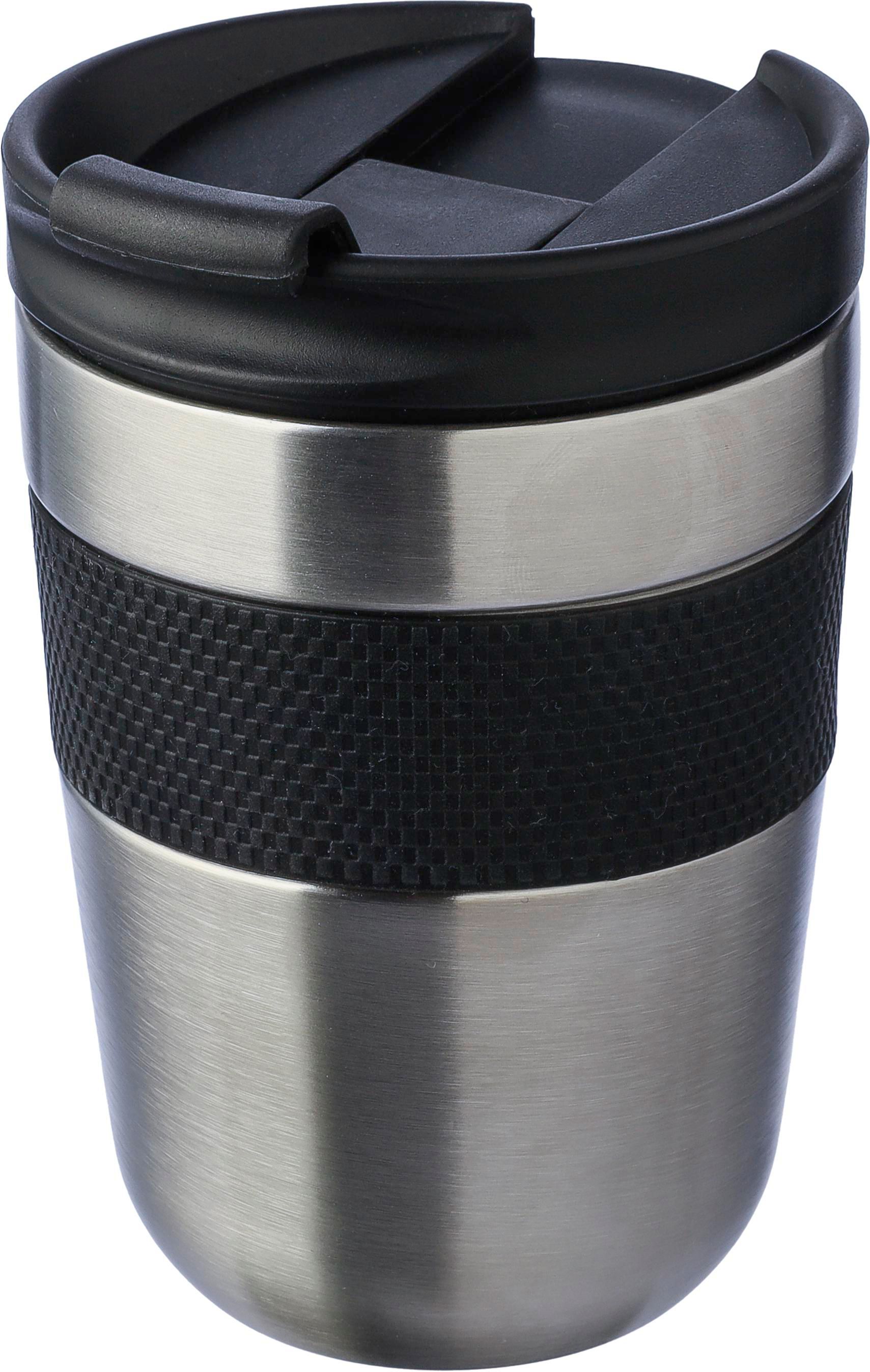 Vue 6 de Mug isotherme Keith | Inox | 300 ml | Grip en silicone