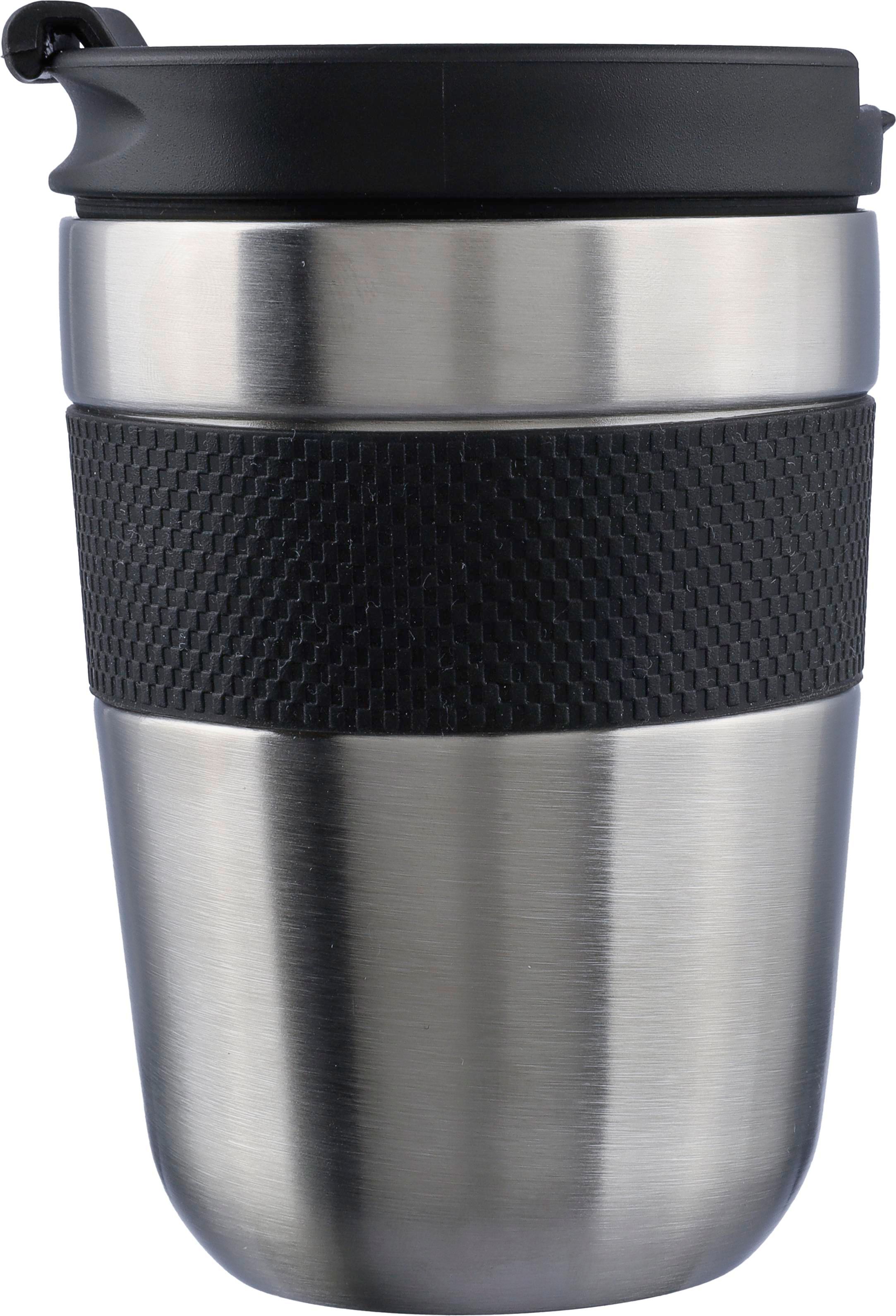 Vue 10 de Mug isotherme Keith | Inox | 300 ml | Grip en silicone