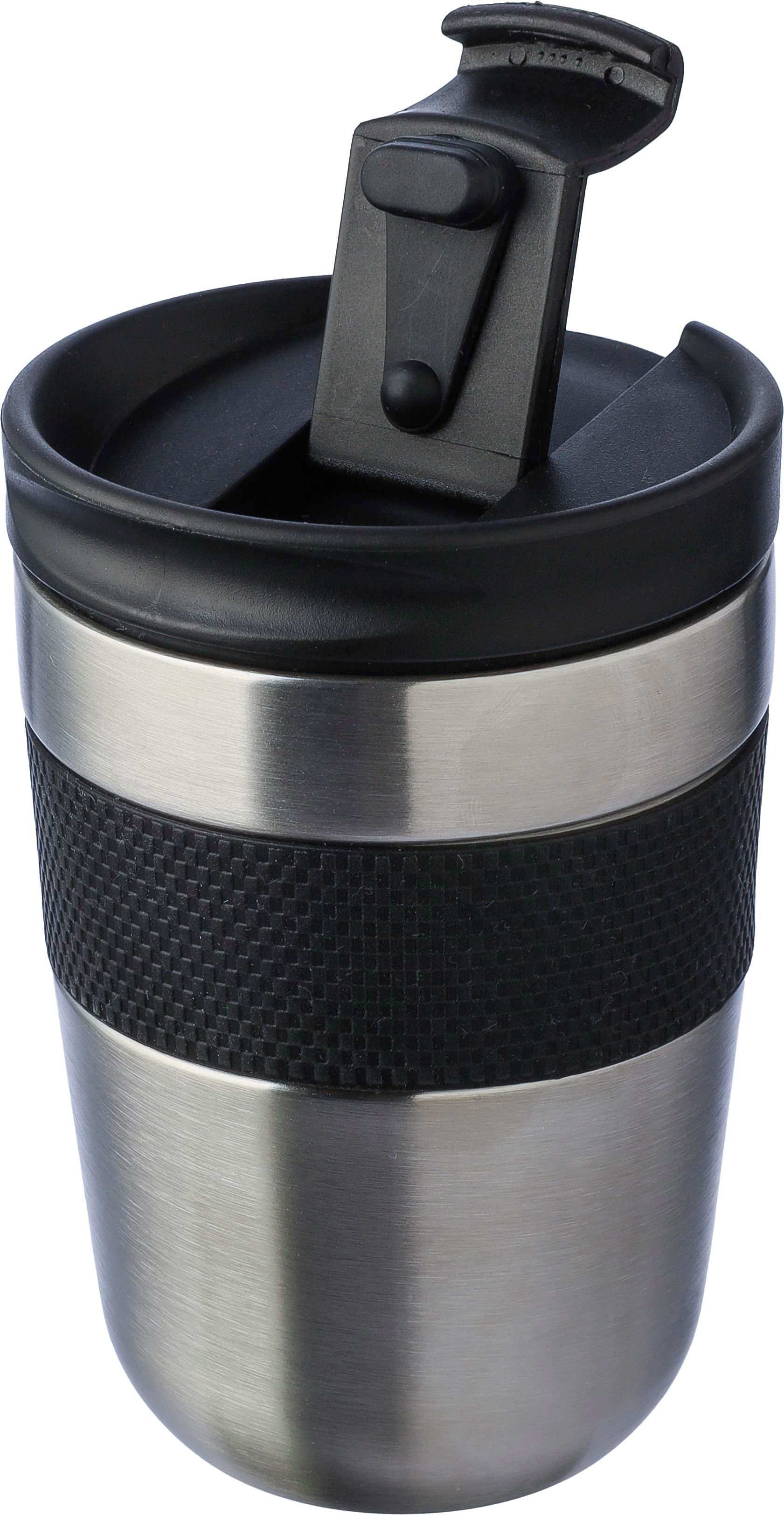 Vue 7 de Mug isotherme Keith | Inox | 300 ml | Grip en silicone
