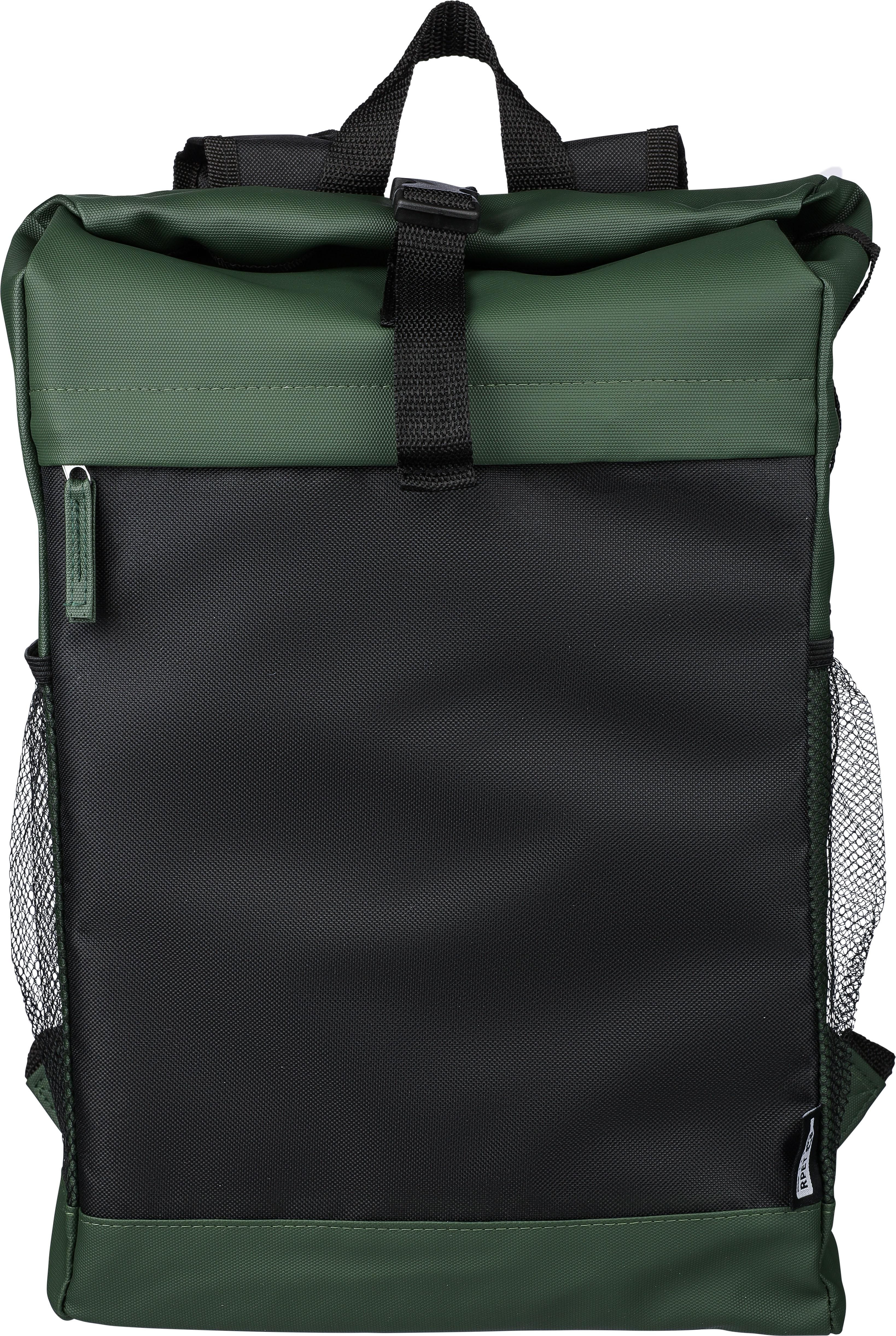 Vue 5 de Sac à dos roll-top Yani | Recyclé | Hydrofuge