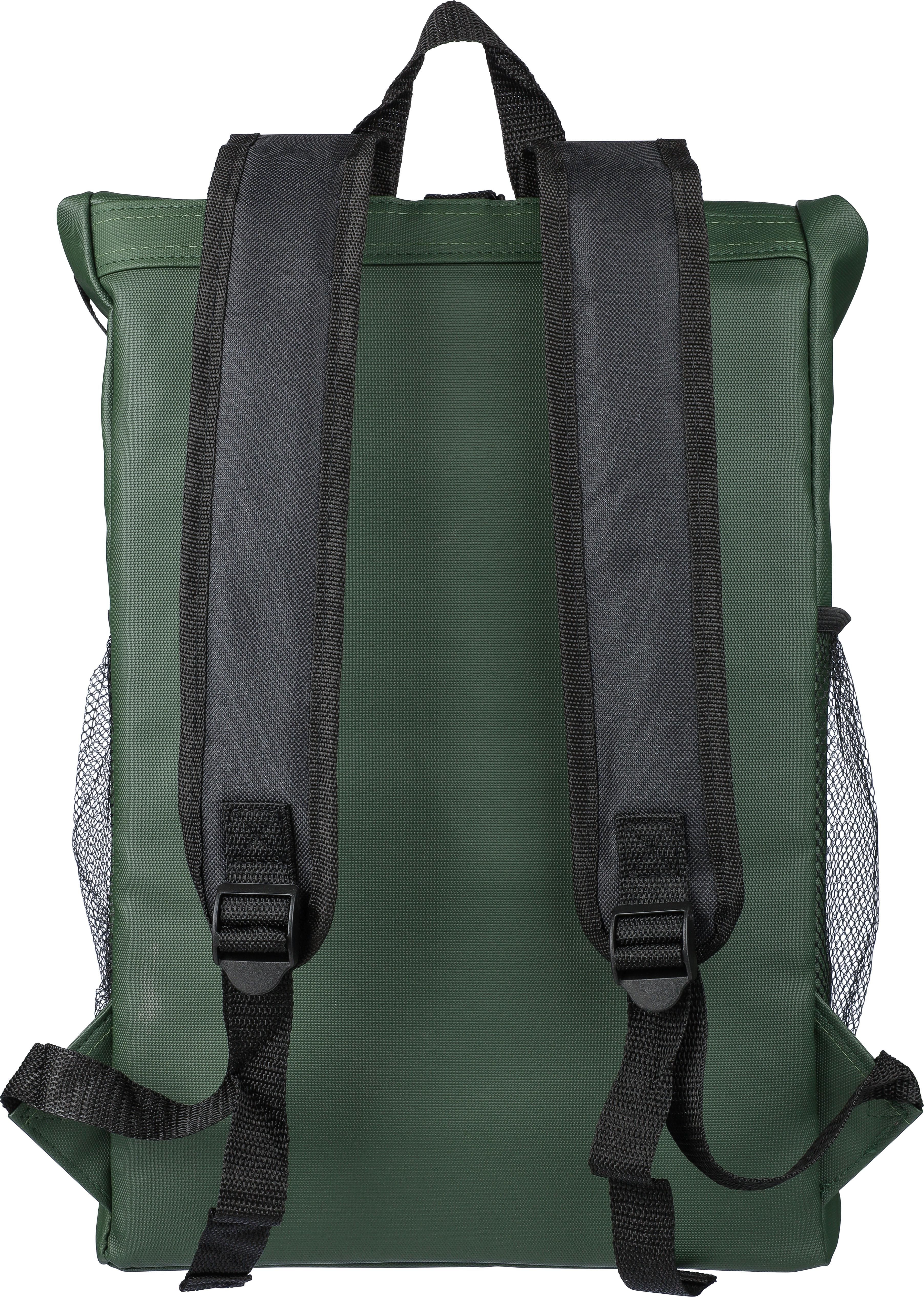 Vue 8 de Sac à dos roll-top Yani | Recyclé | Hydrofuge