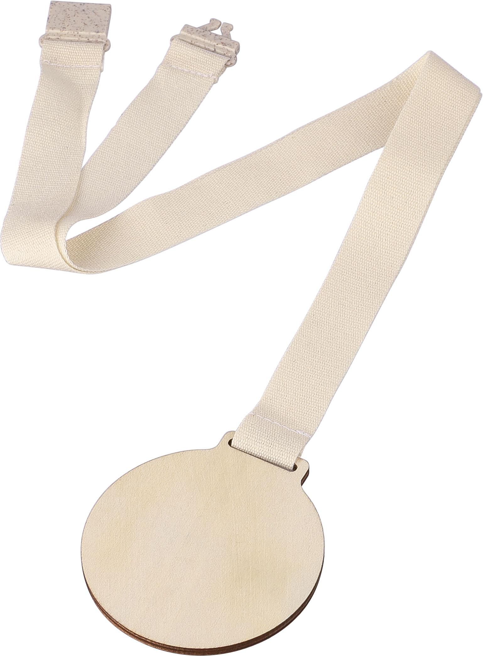 Vue 6 de Médaille Koa | Bois