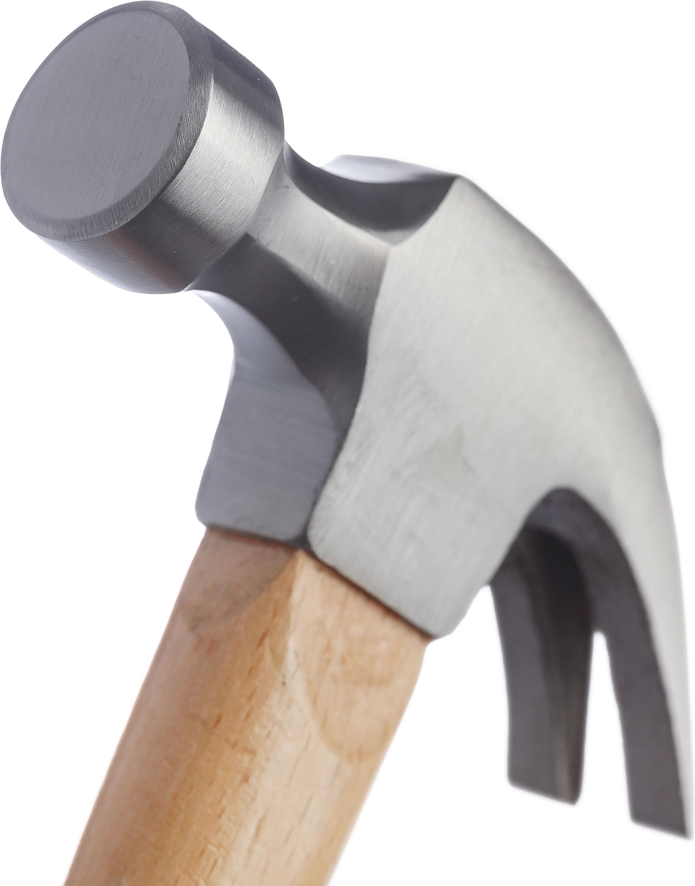 Vue 10 de Marteau à panne fendue Asha | Bois de hêtre