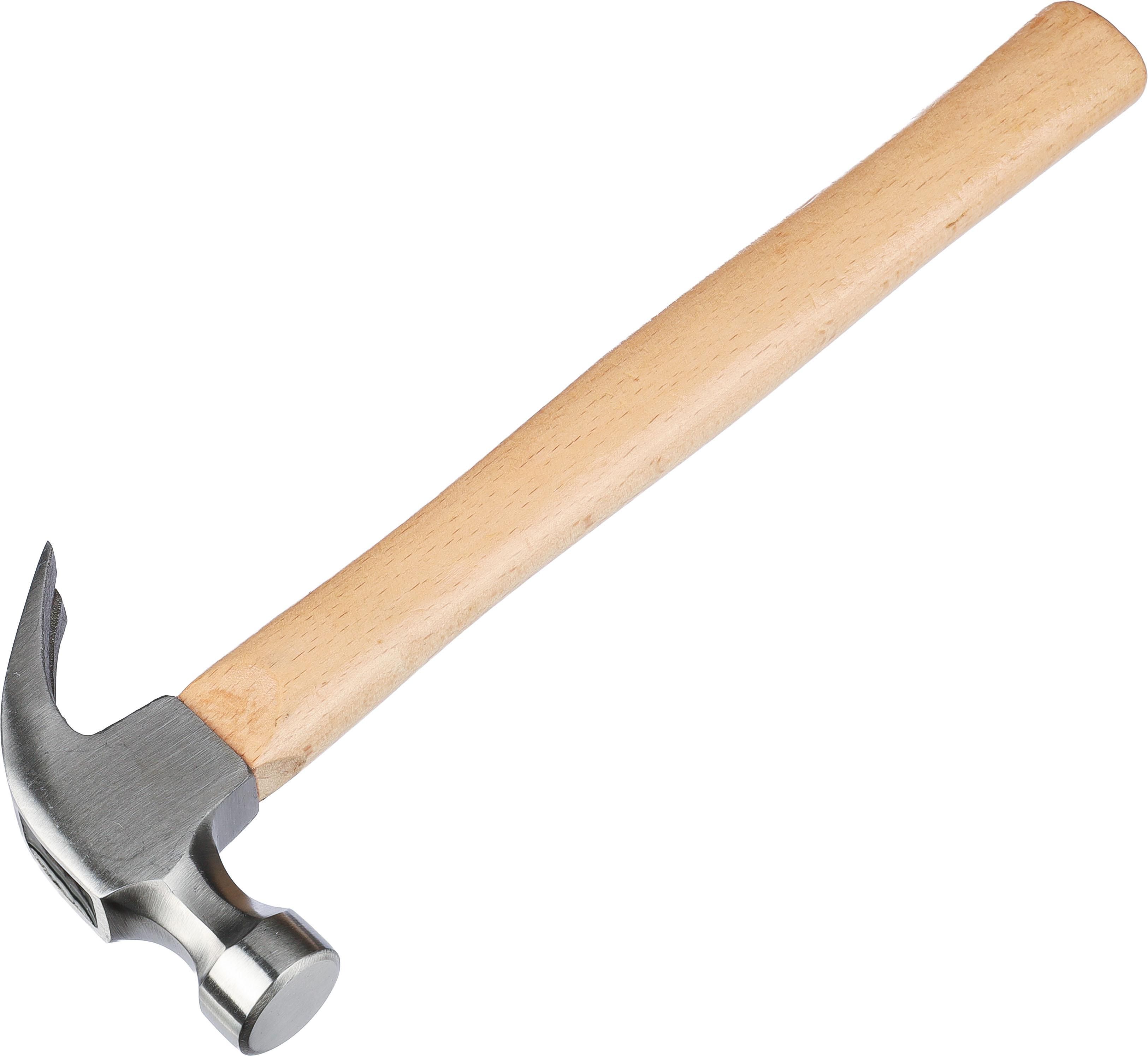 Vue 6 de Marteau à panne fendue Asha | Bois de hêtre