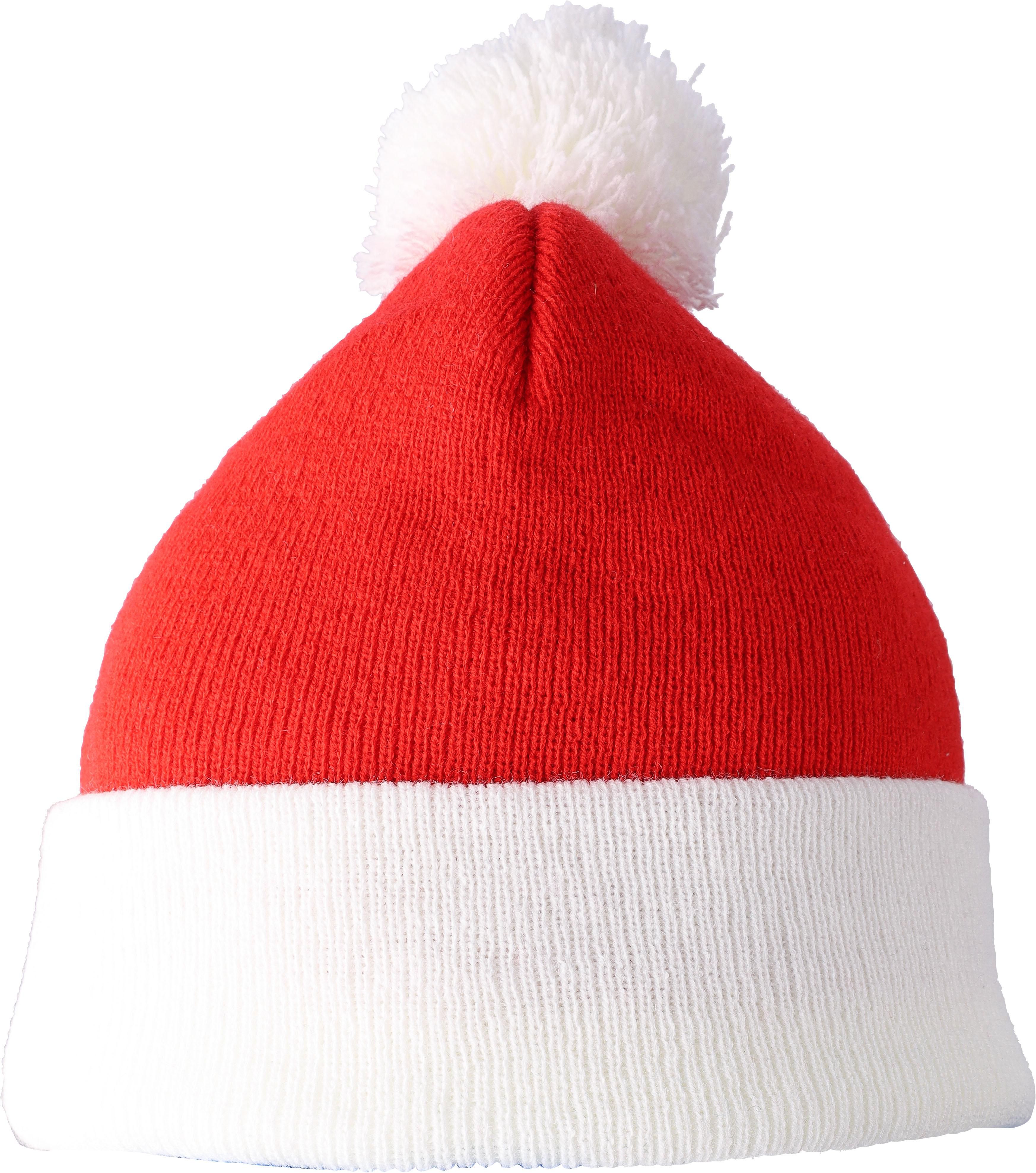 Vue 4 de Bonnet de Noël Eleni | Tricoté