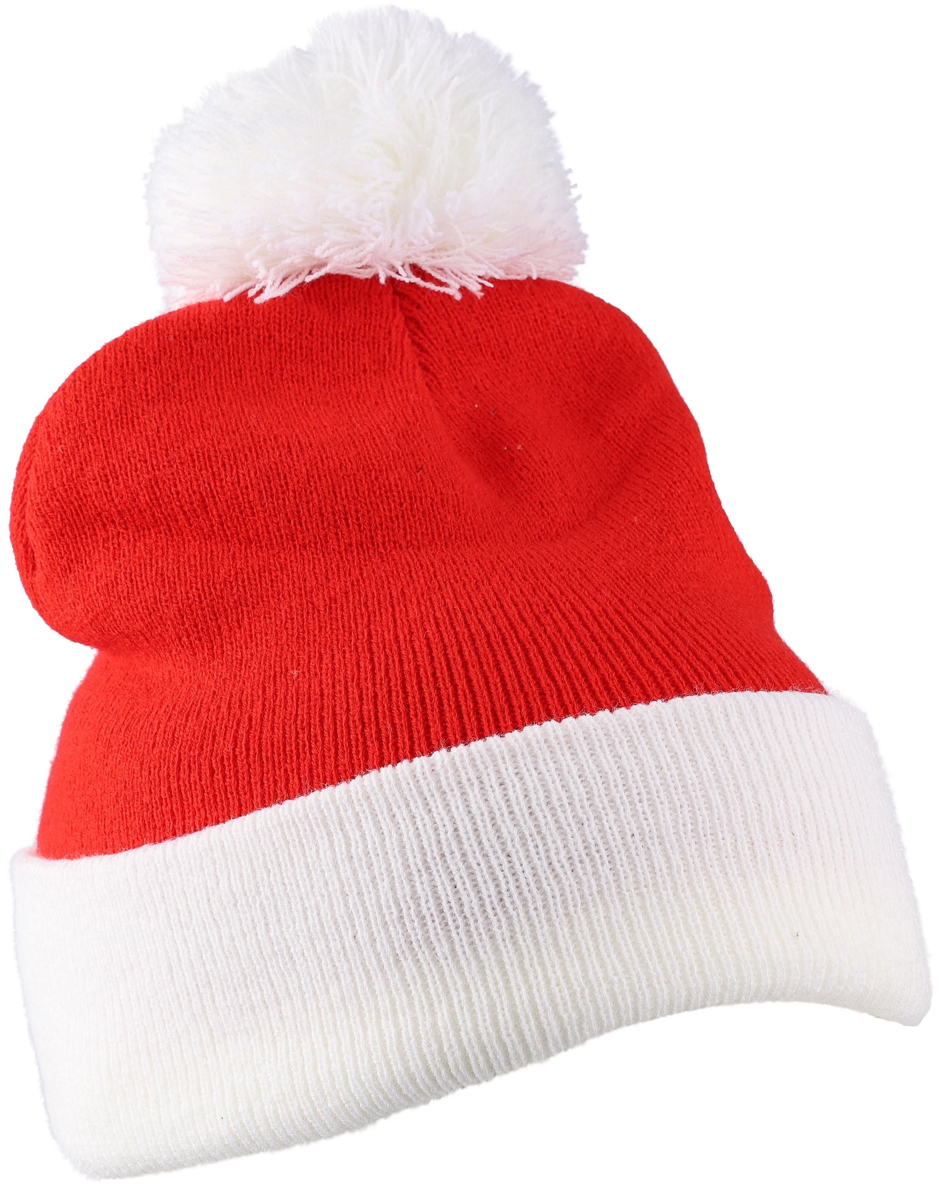 Vue 3 de Bonnet de Noël Eleni | Tricoté
