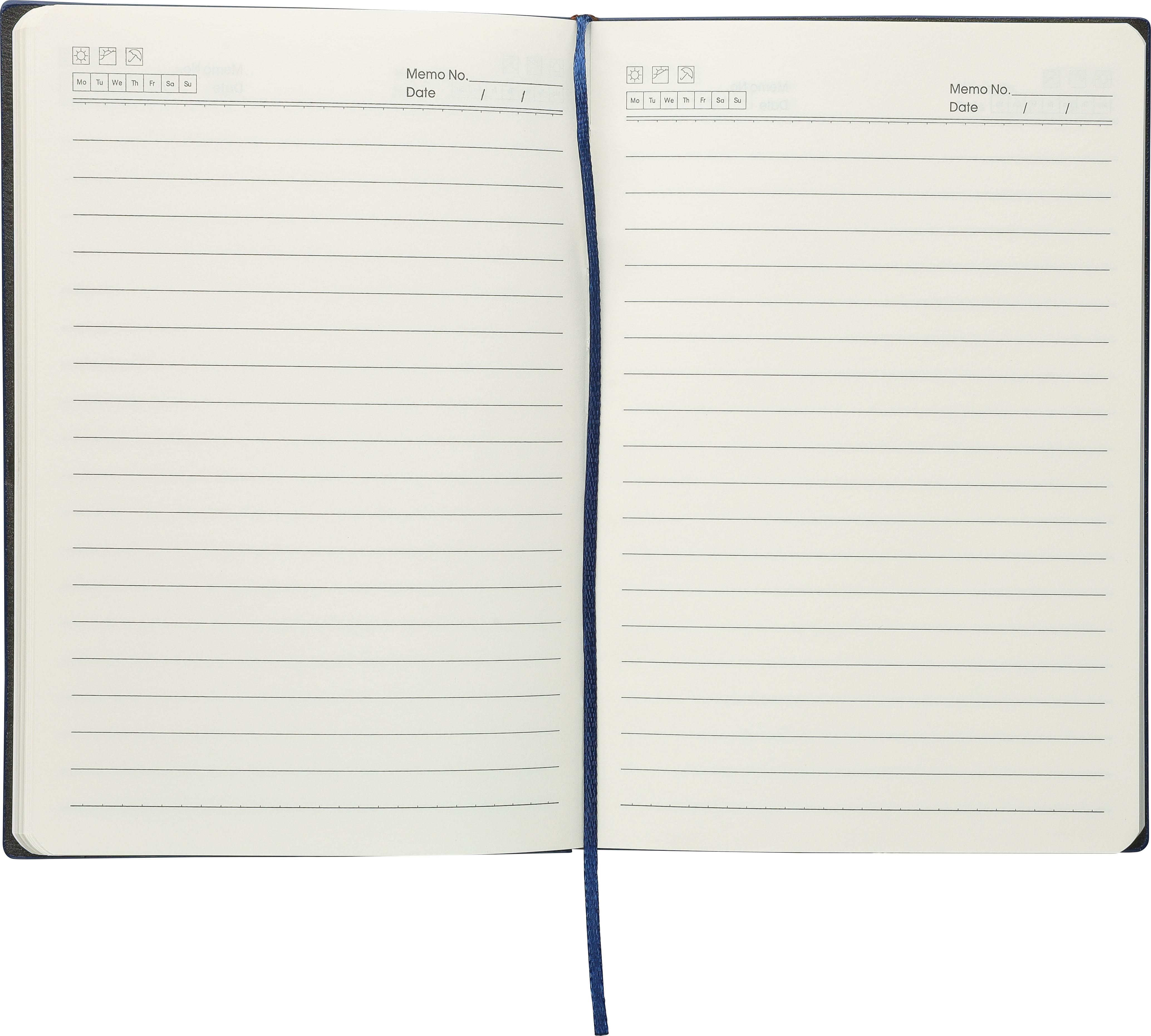 Vue 7 de Carnet de notes Elian | Simili-cuir recyclé | A5 | Ligné
