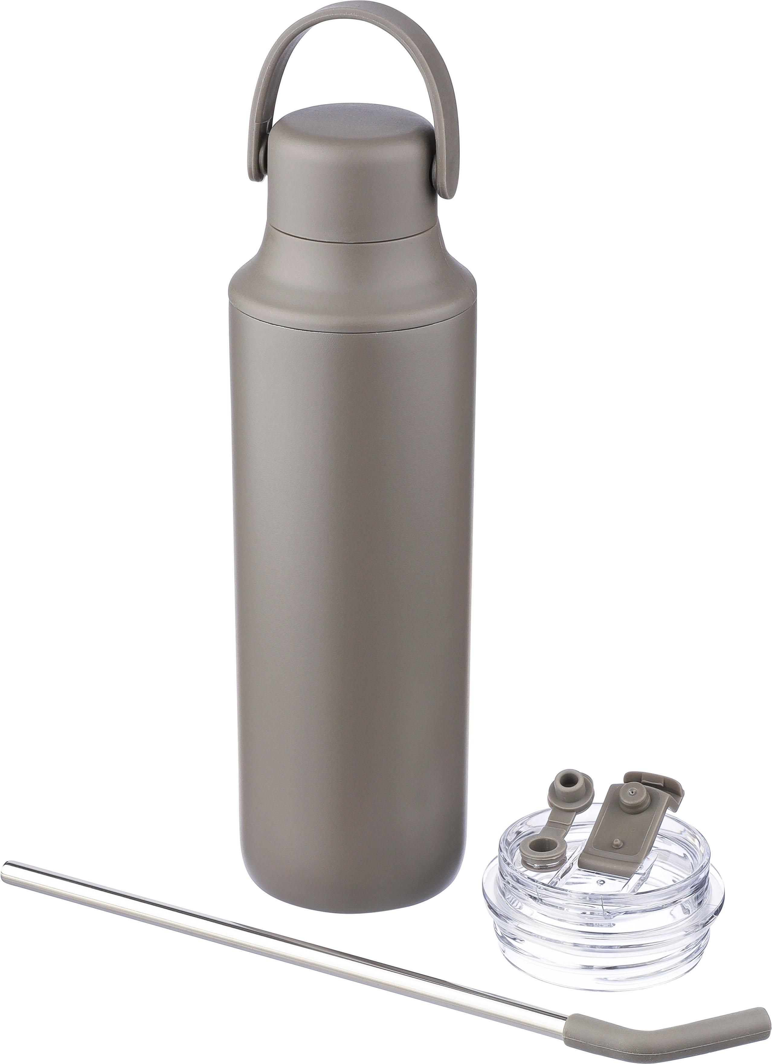 Vue 15 de Bouteille double paroi Omari | 500 ml | Deux bouchons