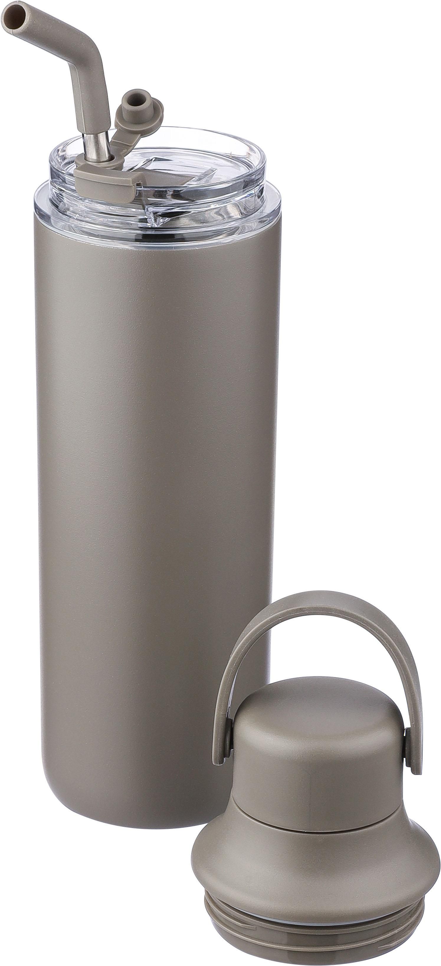 Vue 11 de Bouteille double paroi Omari | 500 ml | Deux bouchons