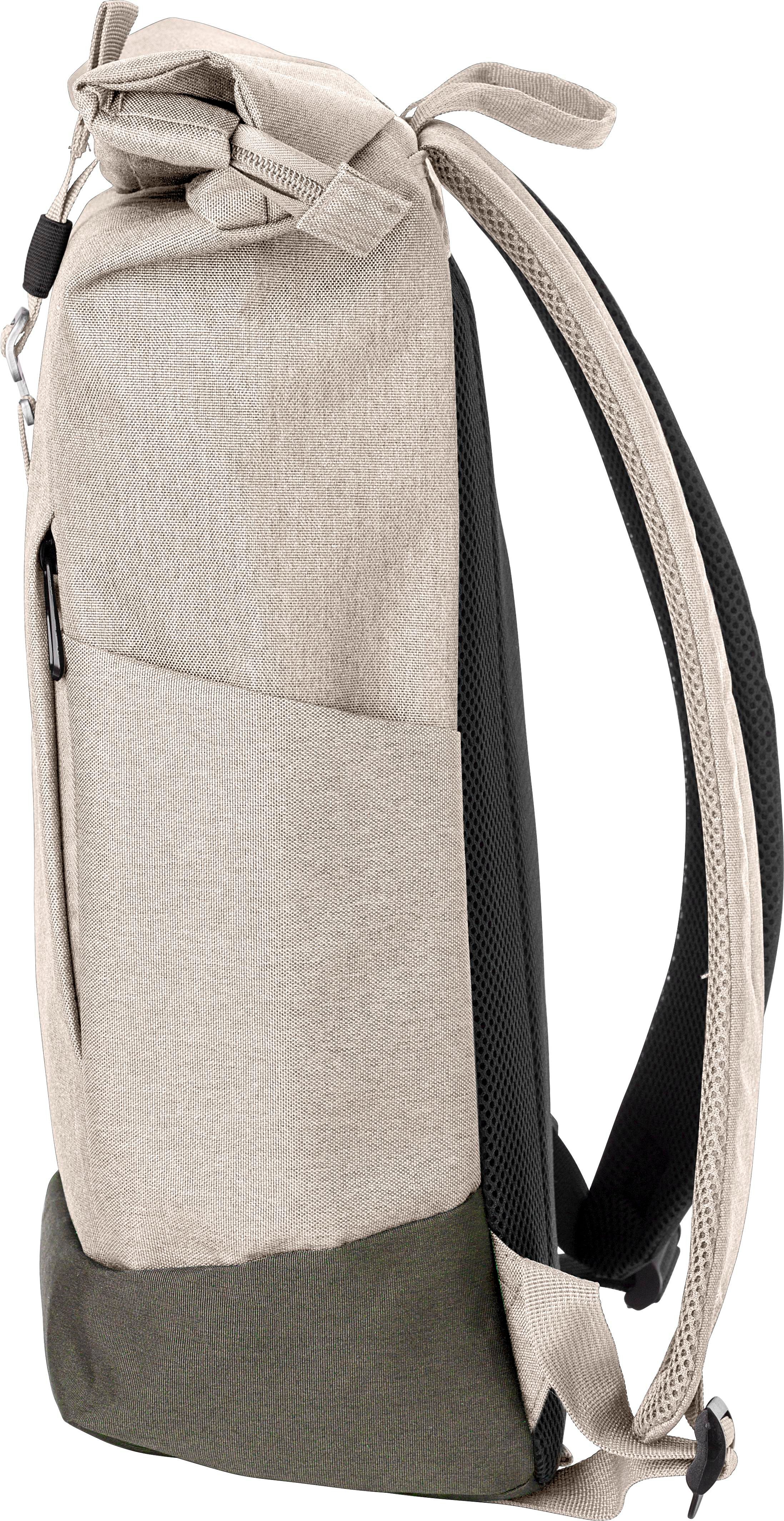 Vue 8 de Sac à dos Oberon | Recyclé | Roll-top | Ordinateur 14" | 20 l