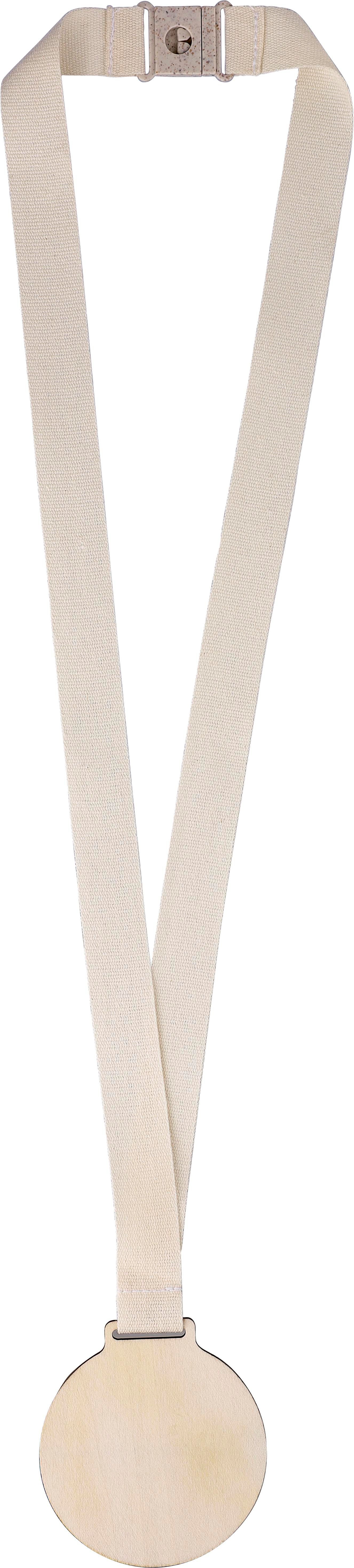 Vue 7 de Médaille Koa | Bois