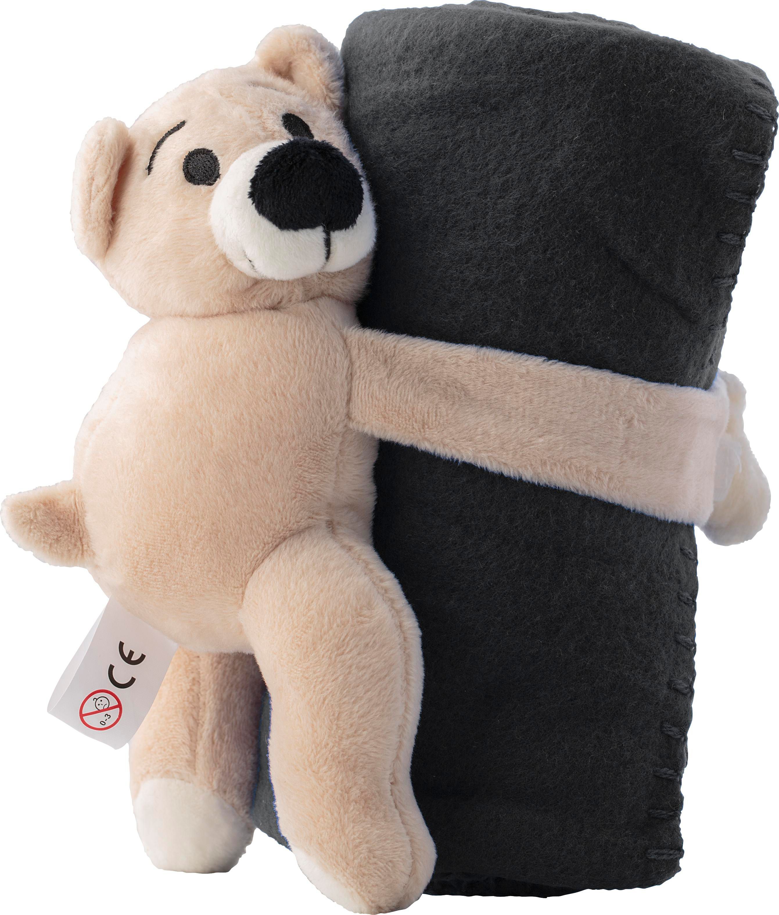 Peluche Owen | Ours avec couverture