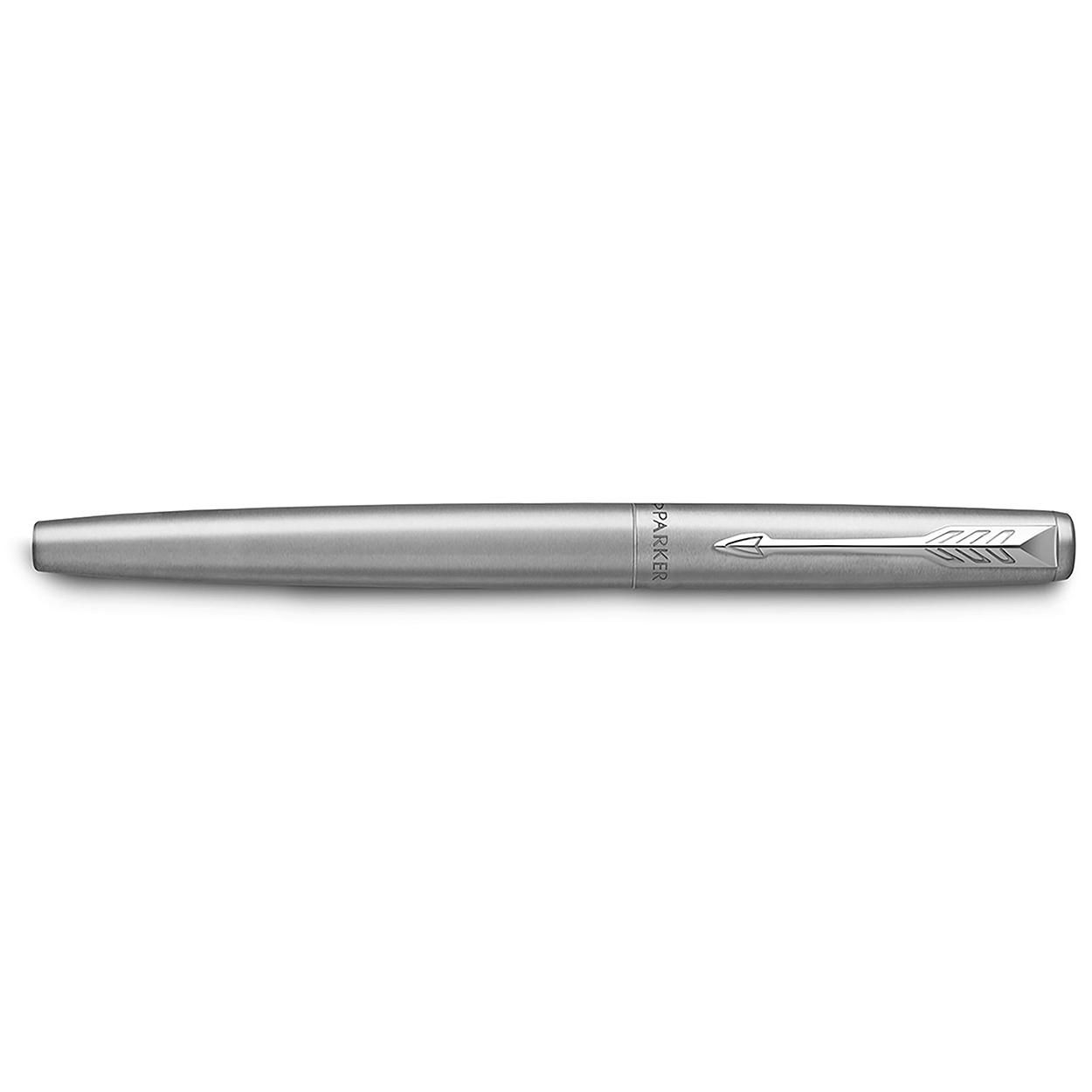 Vue 8 de Parker Jotter Core stylo plume | Acier inoxydable