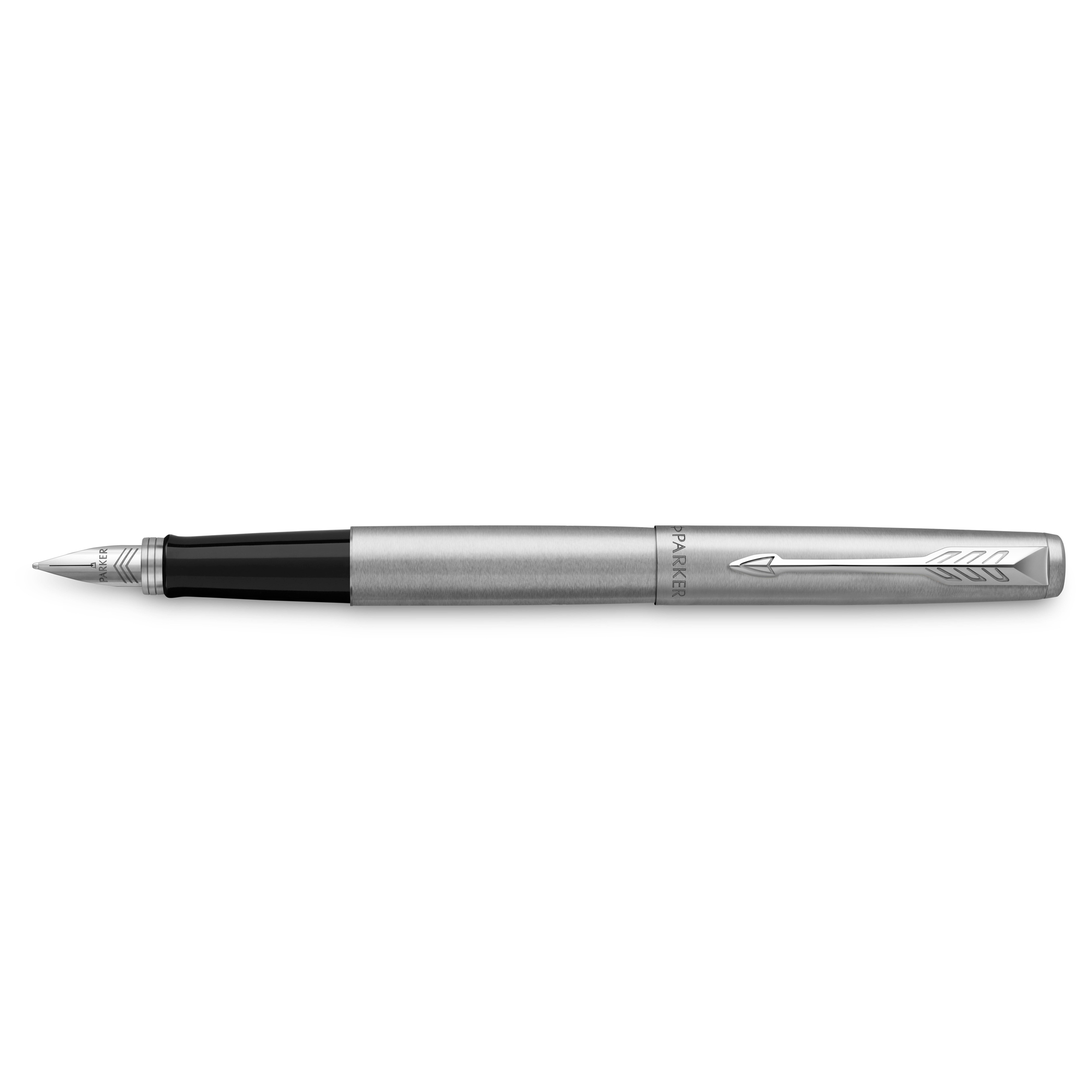 Vue 10 de Parker Jotter Core stylo plume | Acier inoxydable