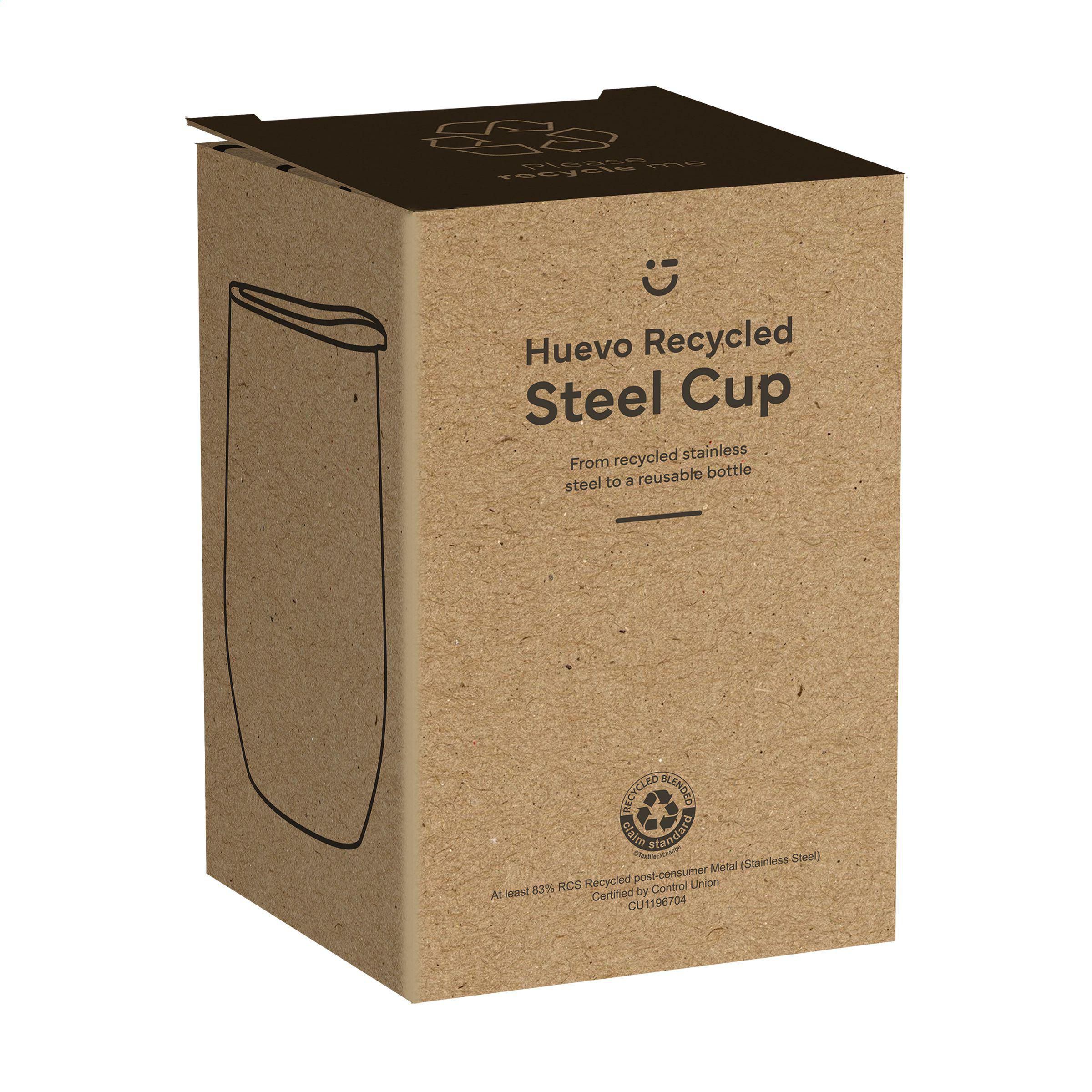 Vue 4 de Huevo RCS Recycled Steel Cup 350 ml thermos