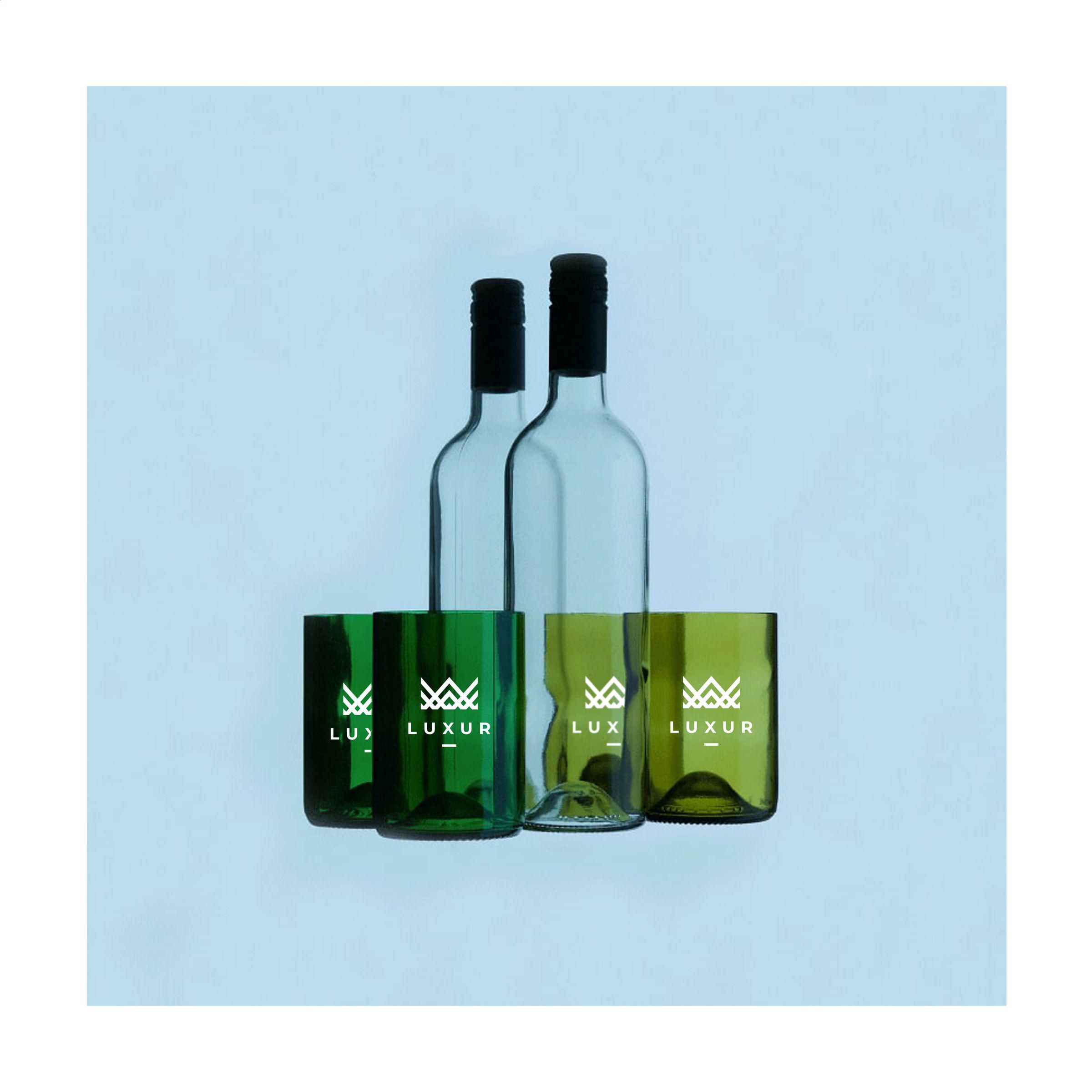 Vue 2 de Rebottled® Tumbler 2-pack verres