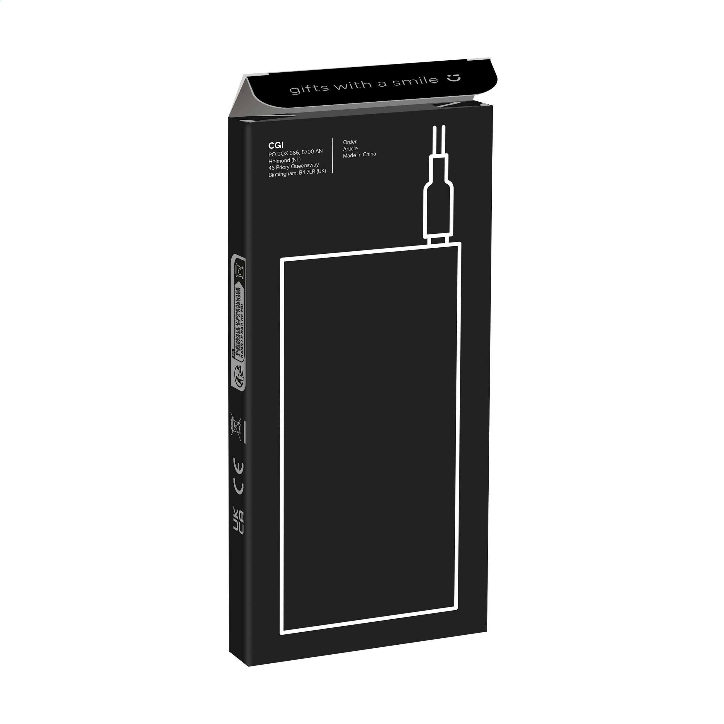 Vue 6 de Tecco GRS Recycled Alu Powerbank 5000 chargeur externe