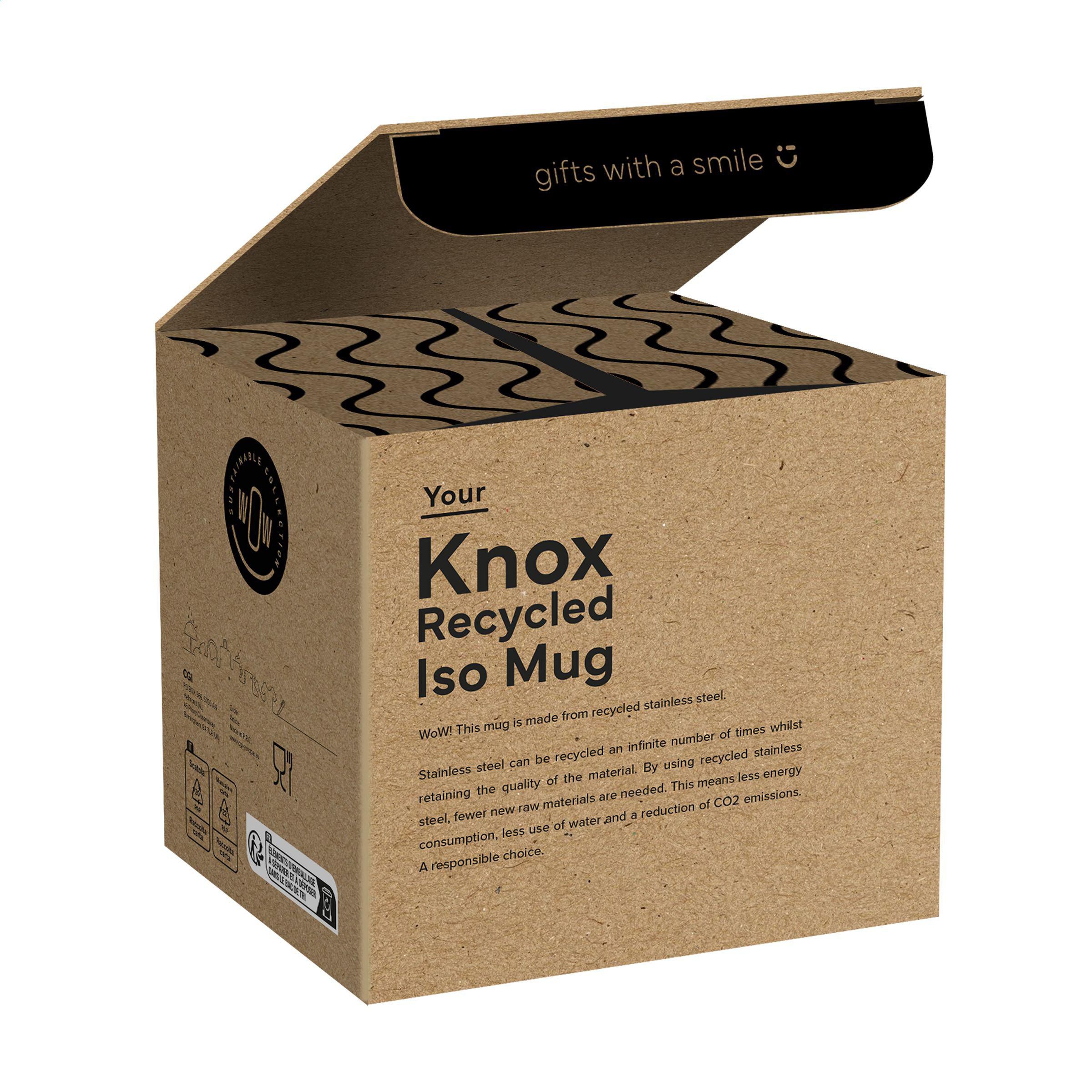 Vue 6 de Knox RCS Recycled Iso Mug 300 ml gobelet thermos