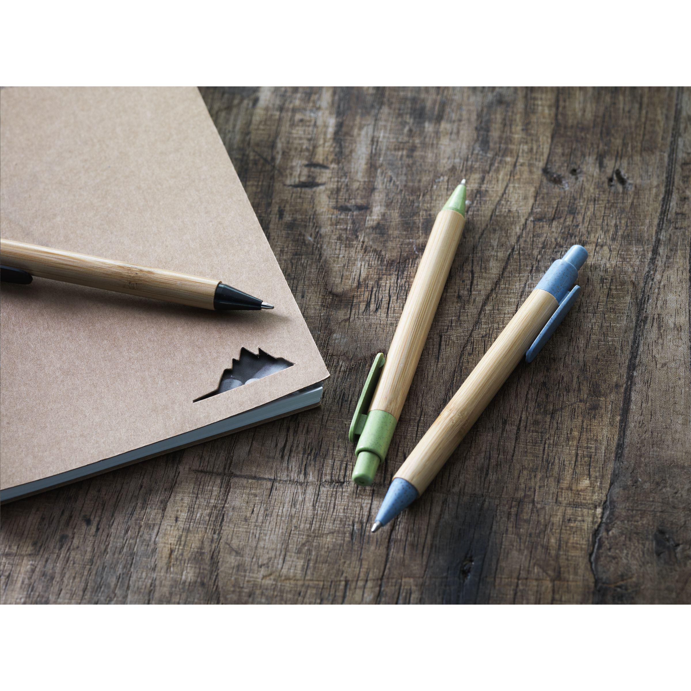 Vue 10 de Bamboo Wheat Pen stylo en paille de blé