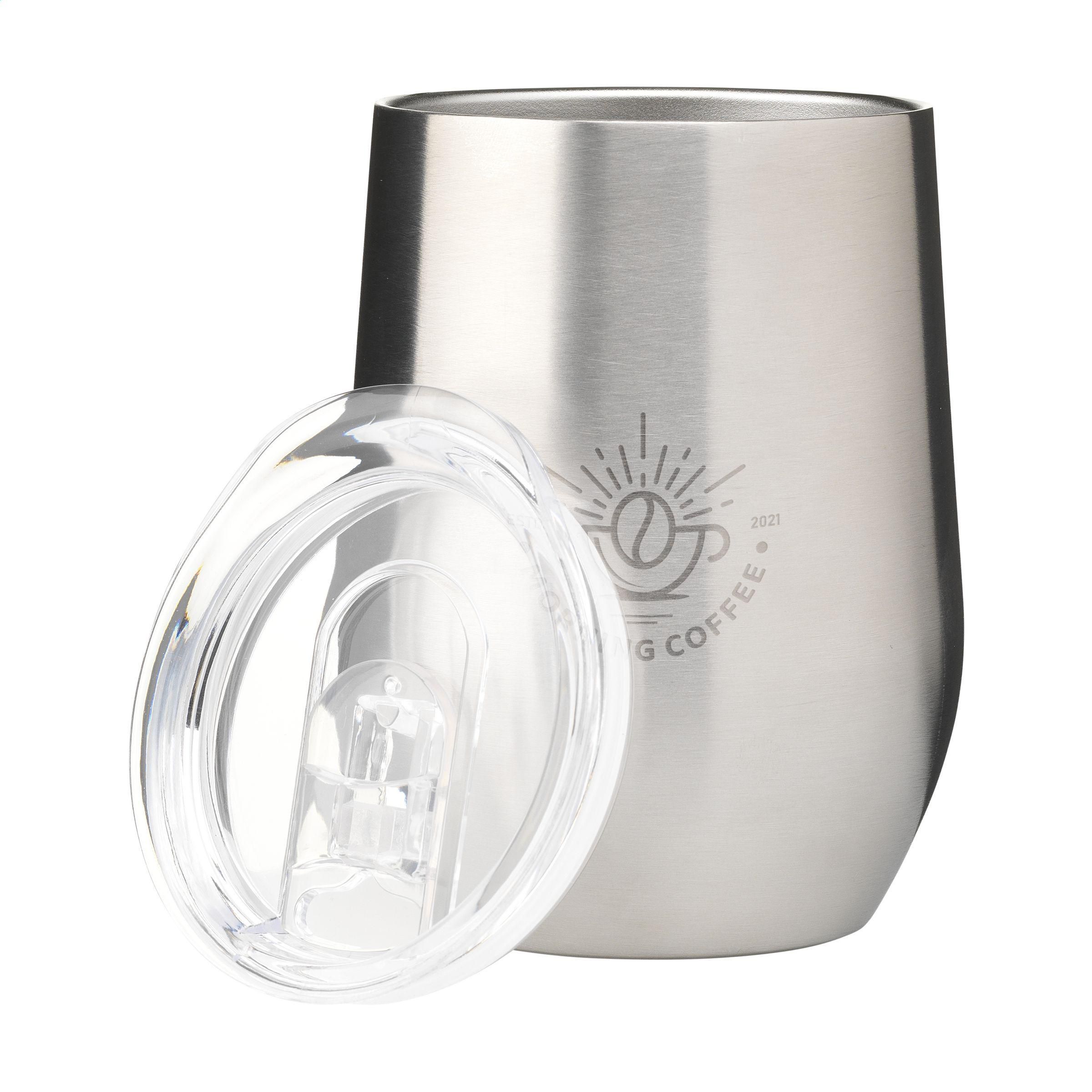 Vue 2 de Huevo RCS Recycled Steel Cup 350 ml thermos
