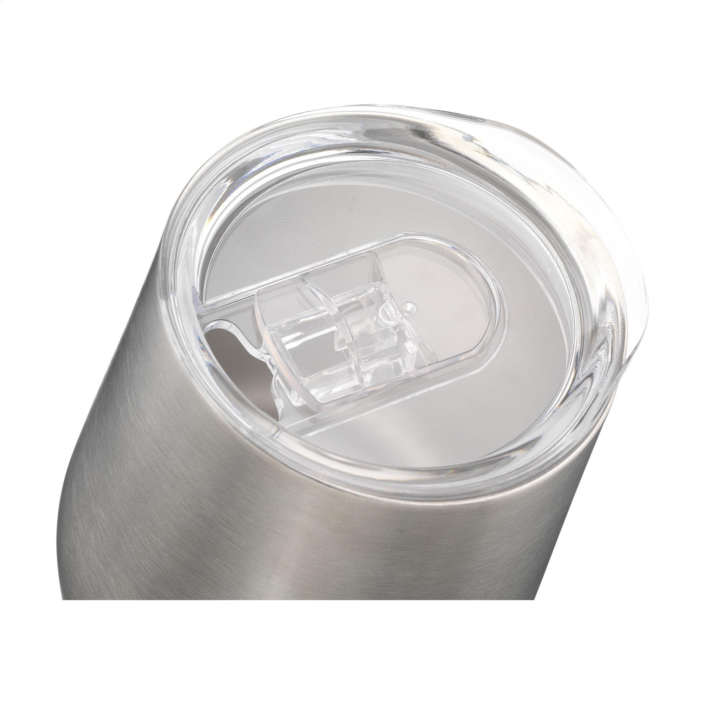 Vue 3 de Huevo RCS Recycled Steel Cup 350 ml thermos