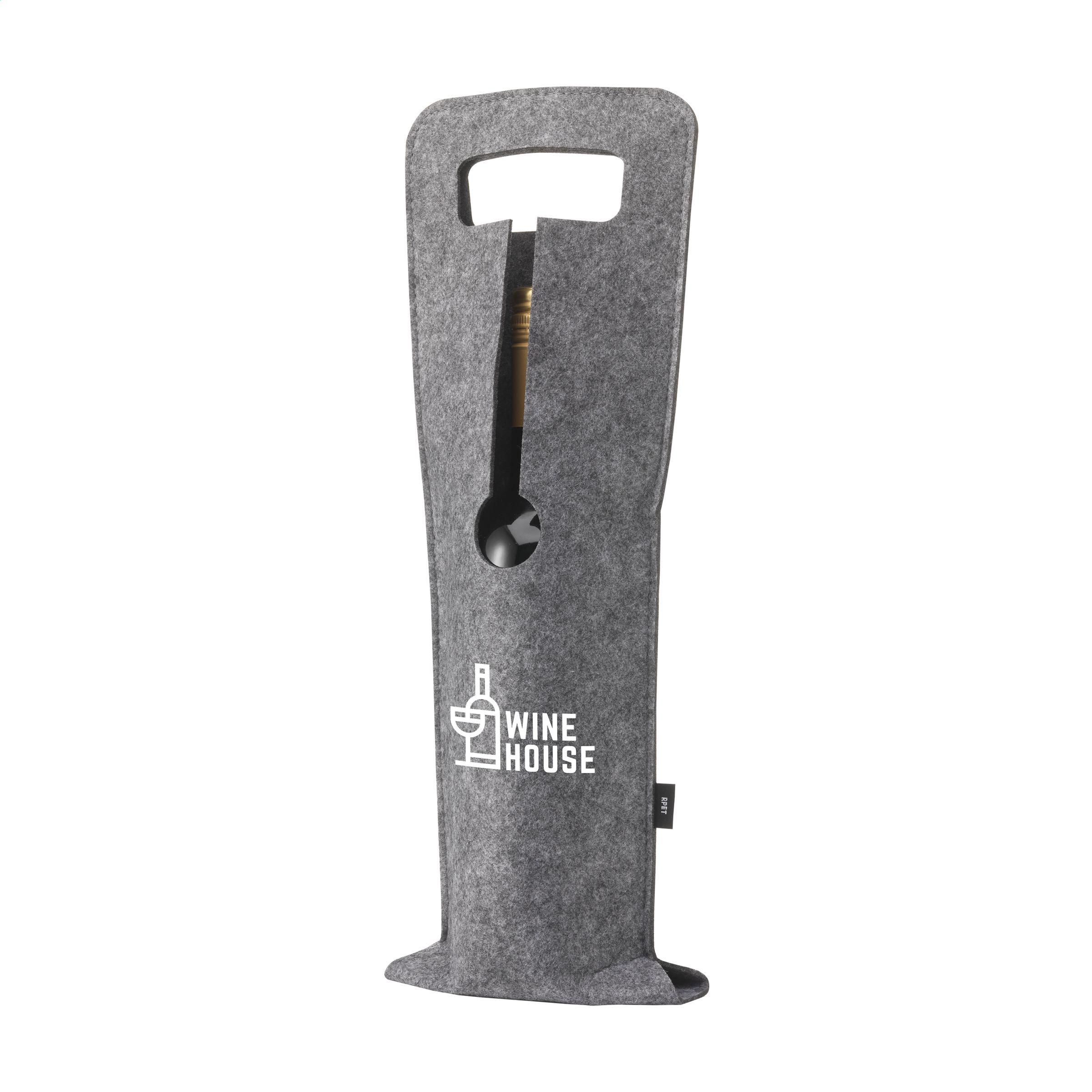 Vue 2 de Wine Bag-to-Give GRS RPET sac à vin