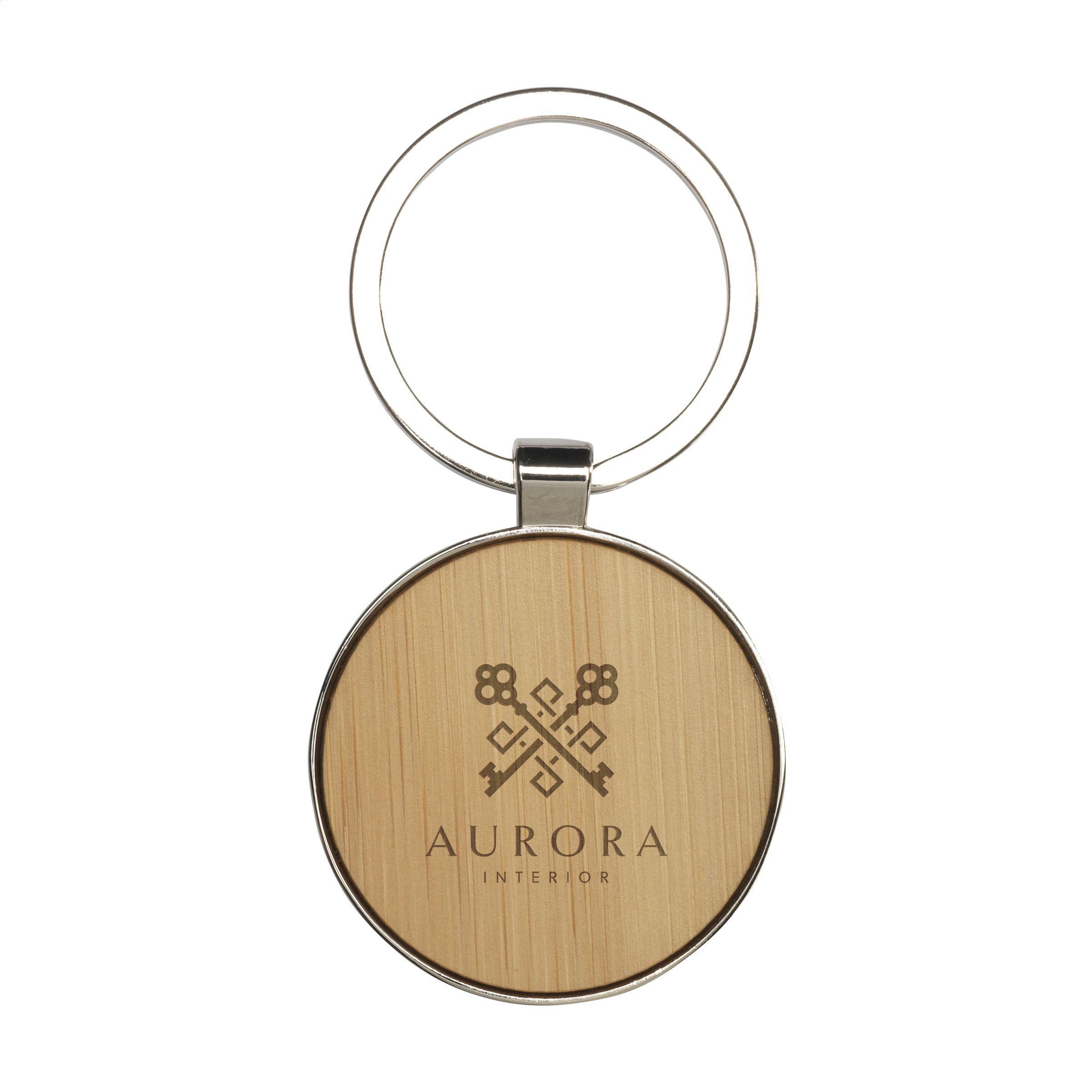 Vue 2 de Bamboo Key Circle porte-clés