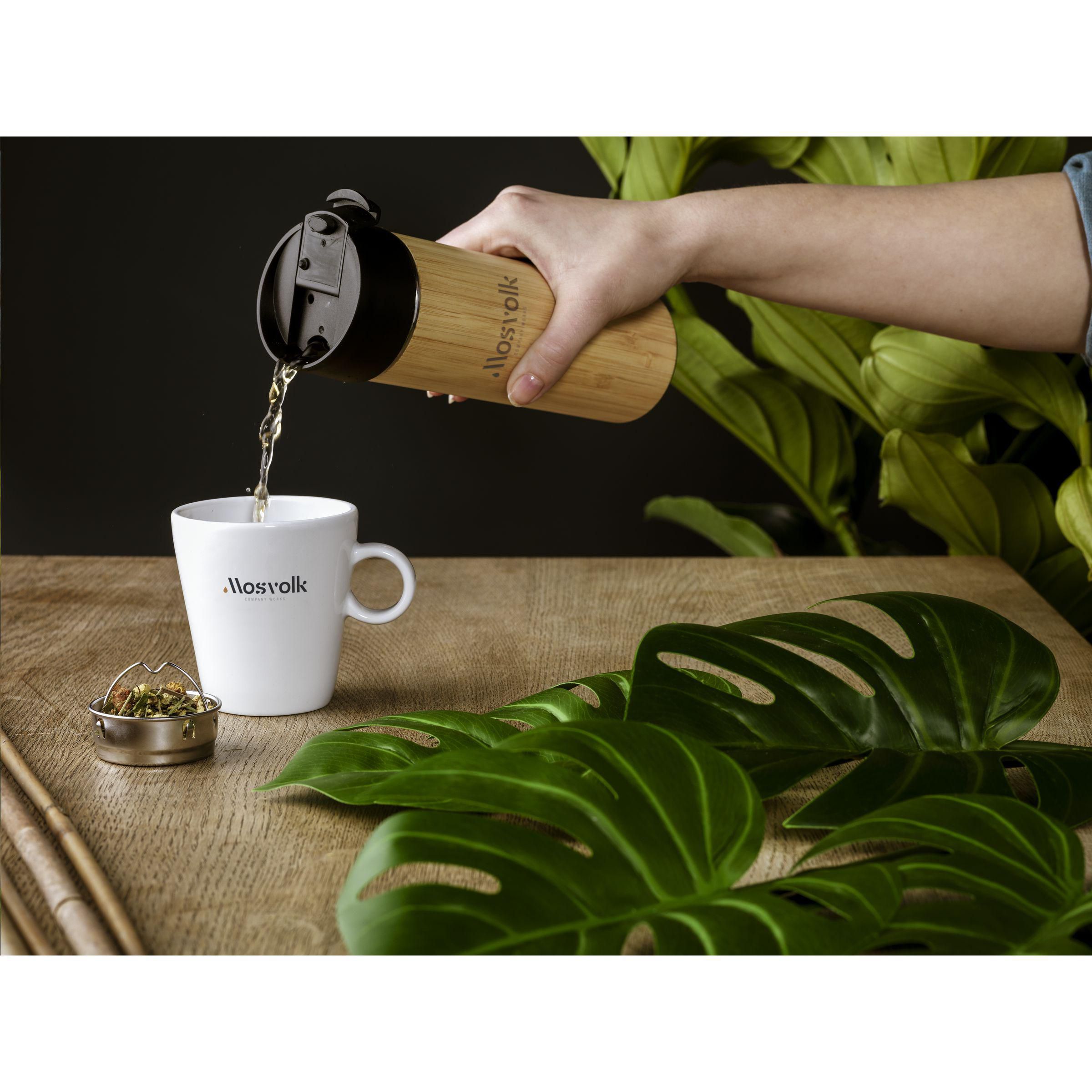 Vue 11 de Sakura 360 ml thermos en bambou