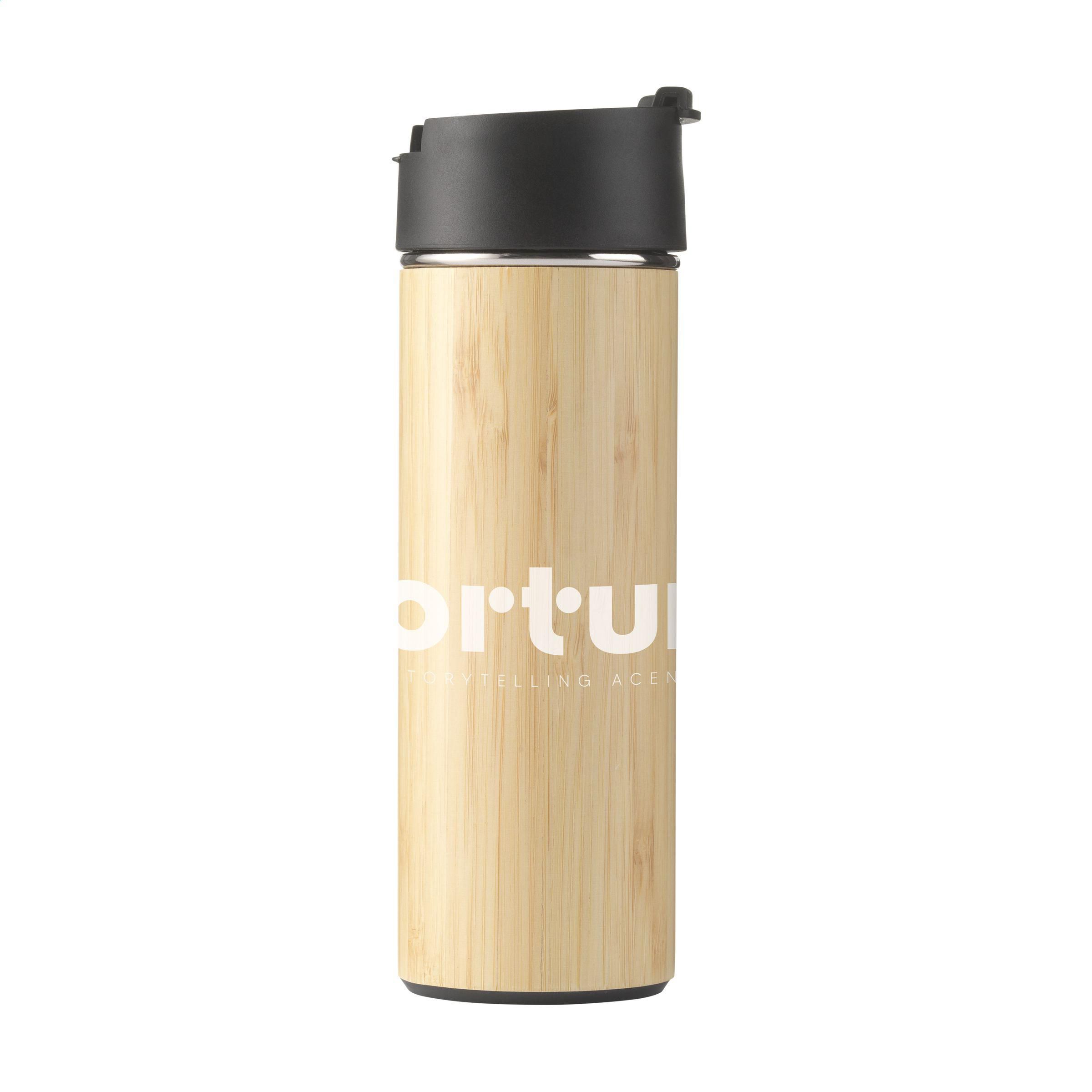Vue 3 de Sakura 360 ml thermos en bambou