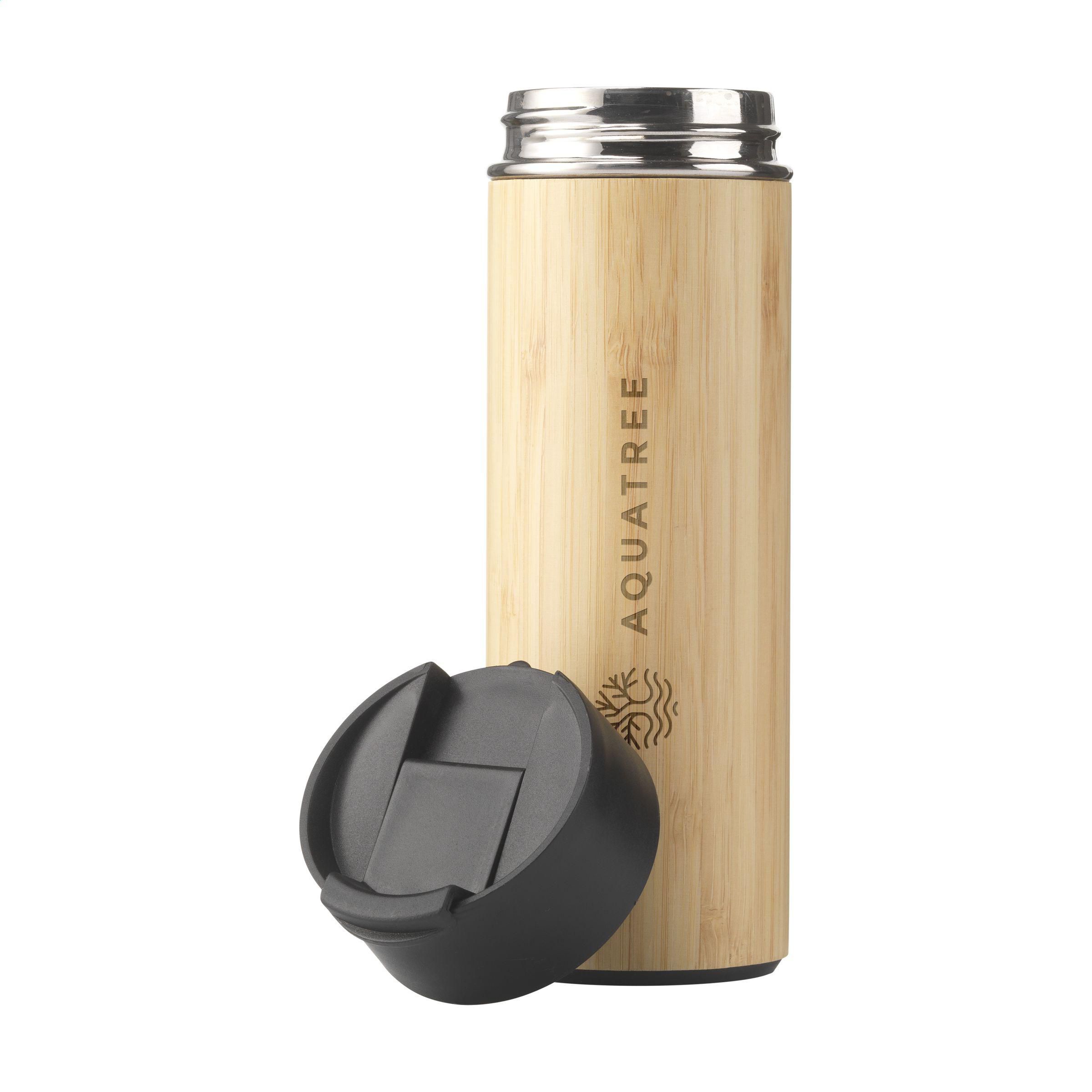Vue 4 de Sakura 360 ml thermos en bambou