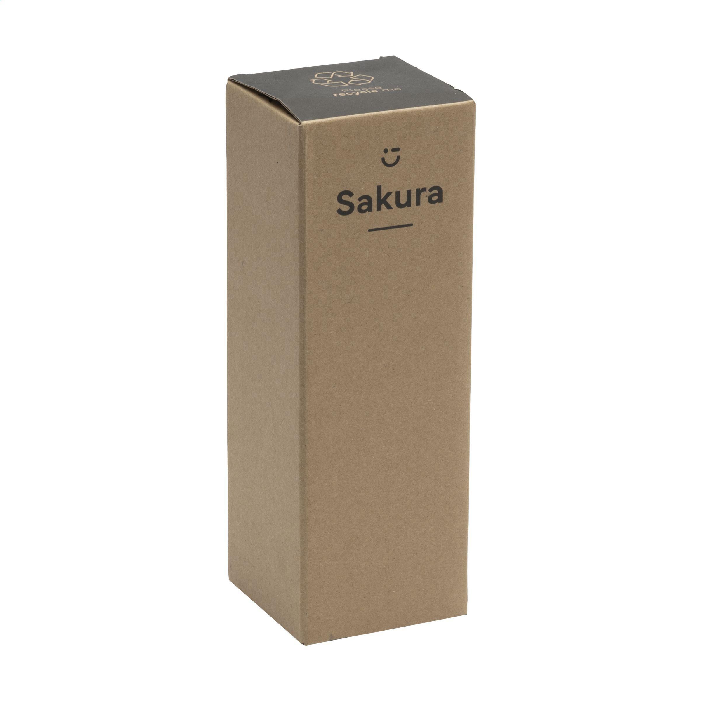 Vue 8 de Sakura 360 ml thermos en bambou