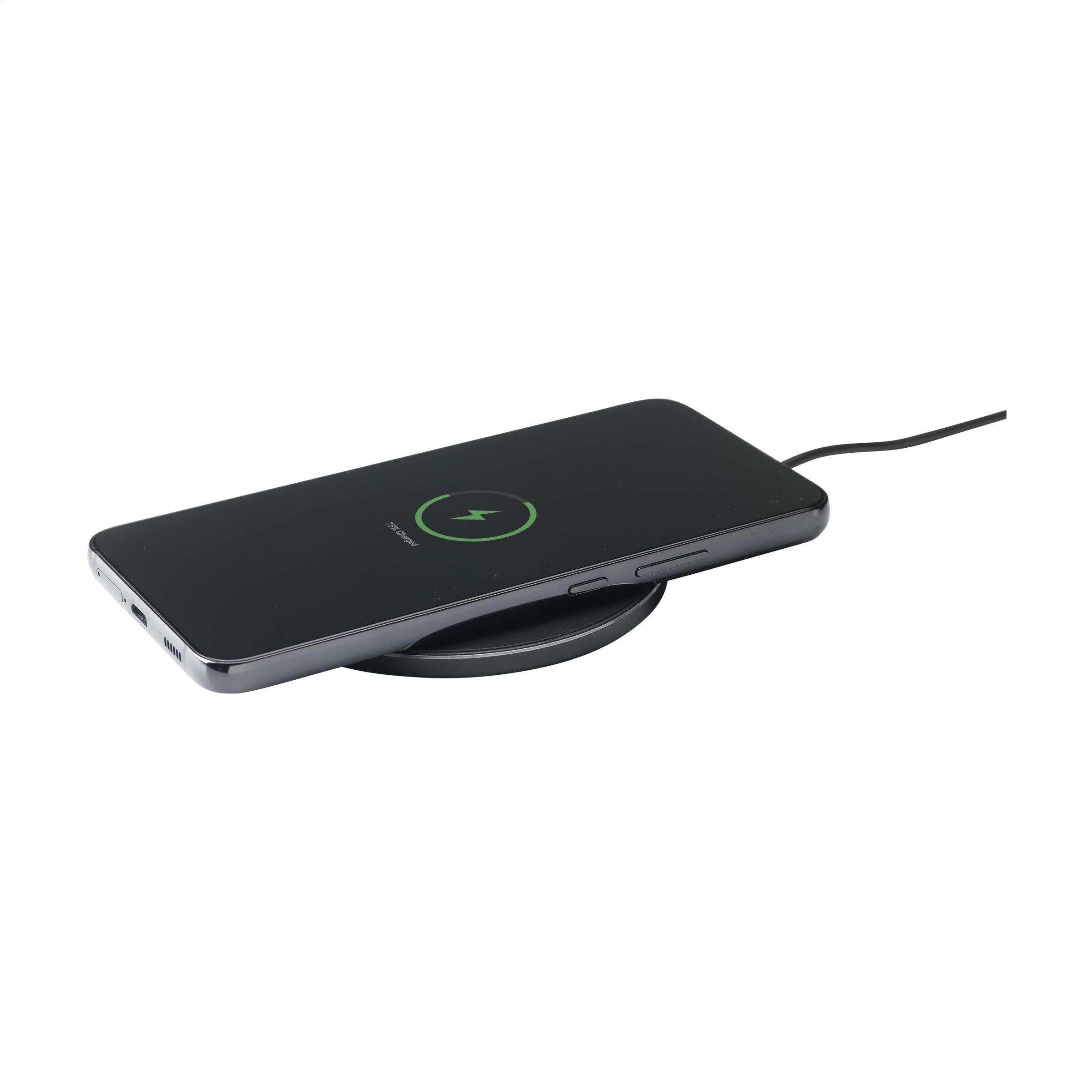 Vue 2 de Tecco GRS Recycled Alu 15W Wireless Charger