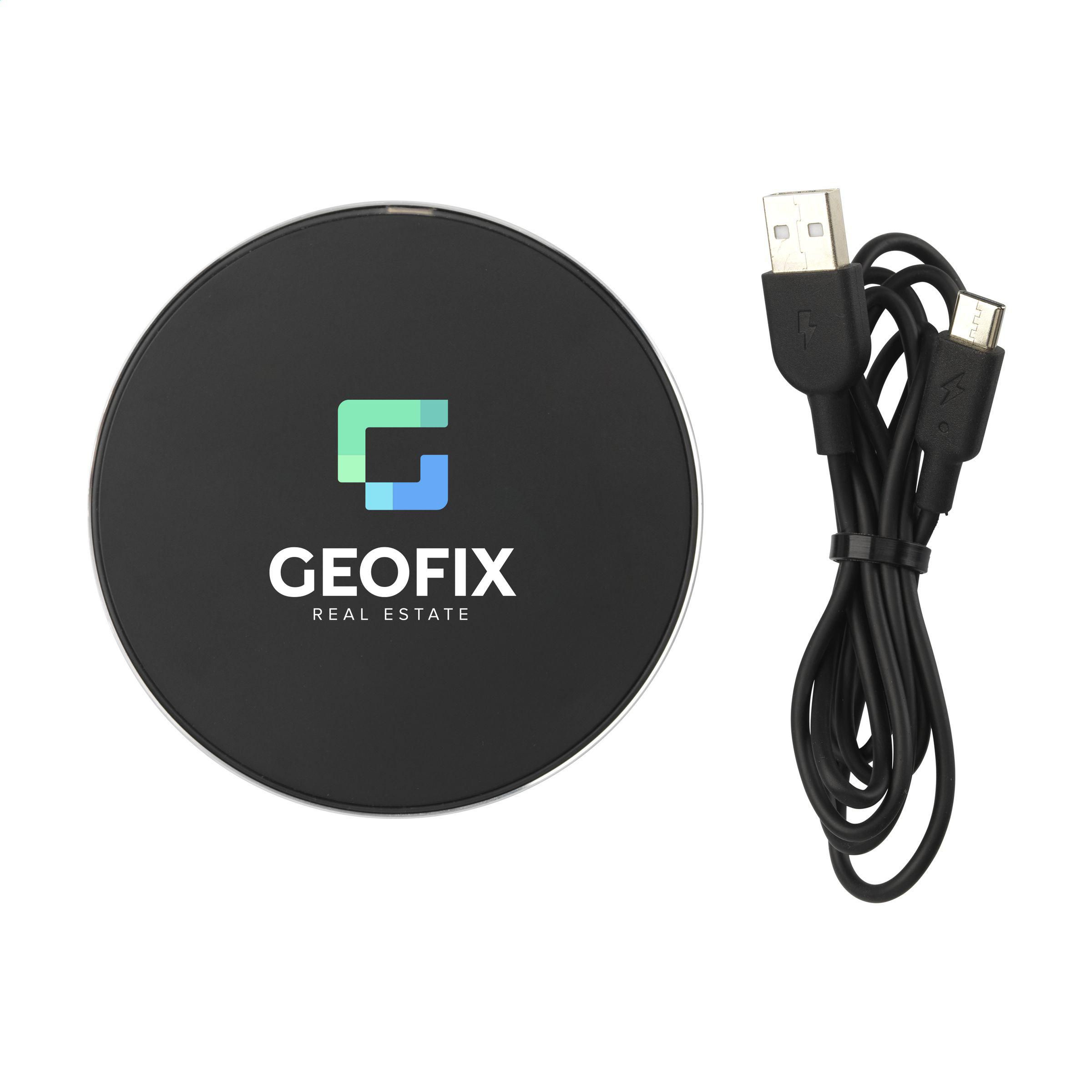 Vue 4 de Tecco GRS Recycled Alu 15W Wireless Charger