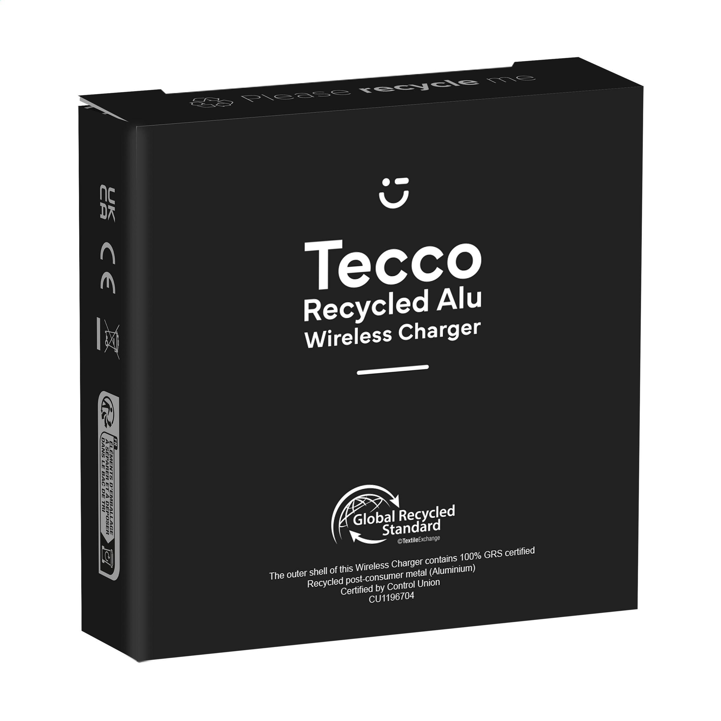 Vue 6 de Tecco GRS Recycled Alu 15W Wireless Charger