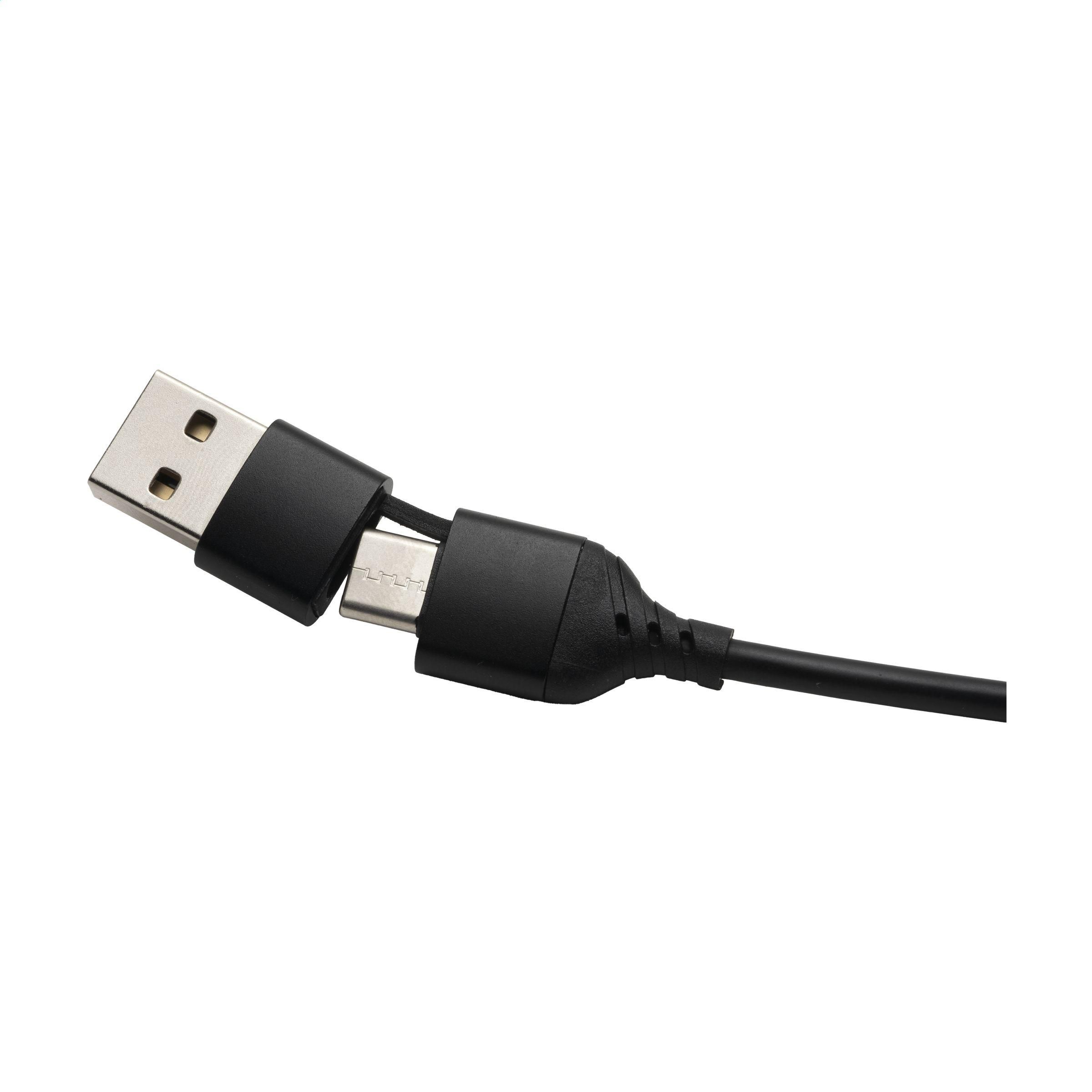 Vue 6 de Tecco GRS Recycled Alu USB Hub