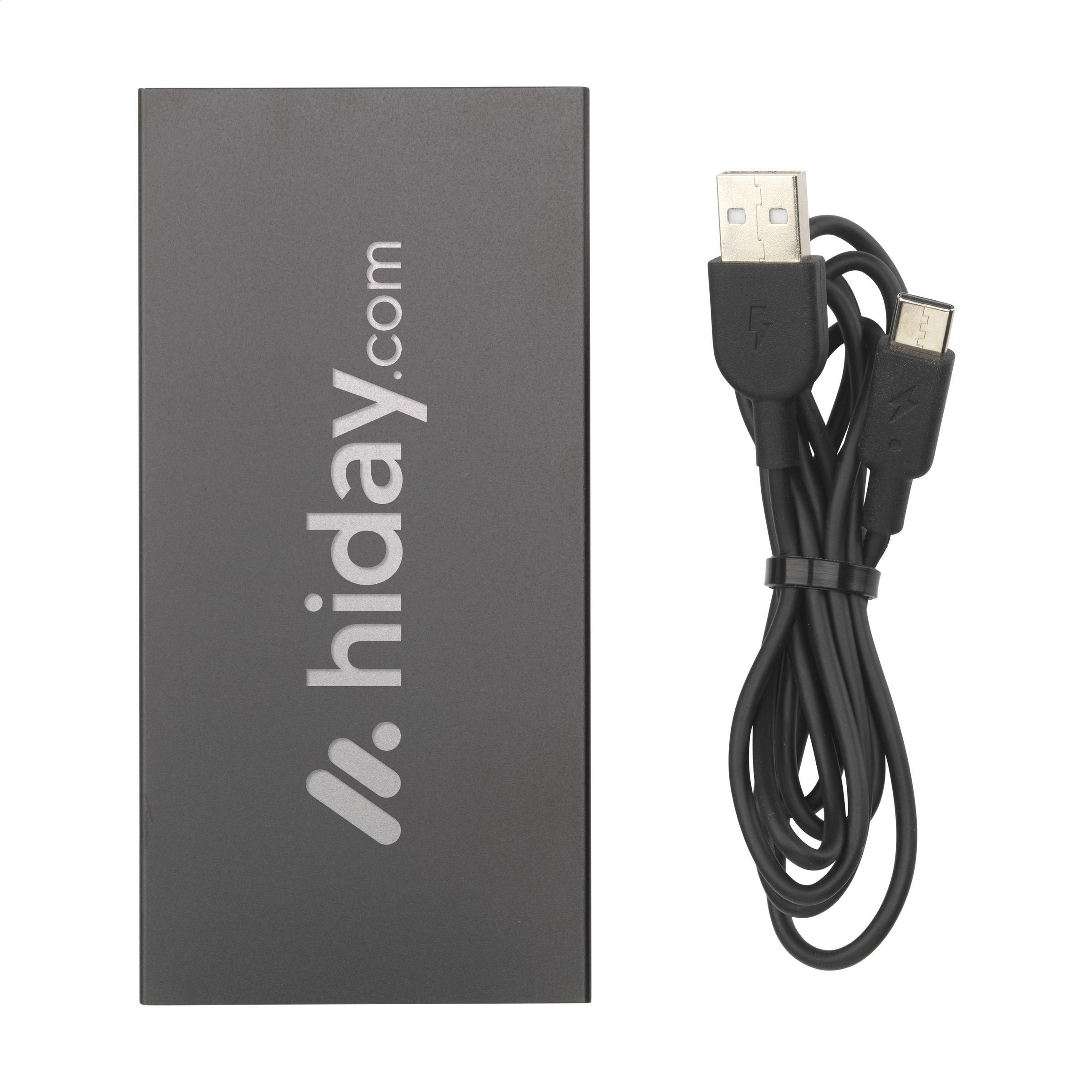 Vue 9 de Tecco GRS Recycled Alu Powerbank 5000 chargeur externe