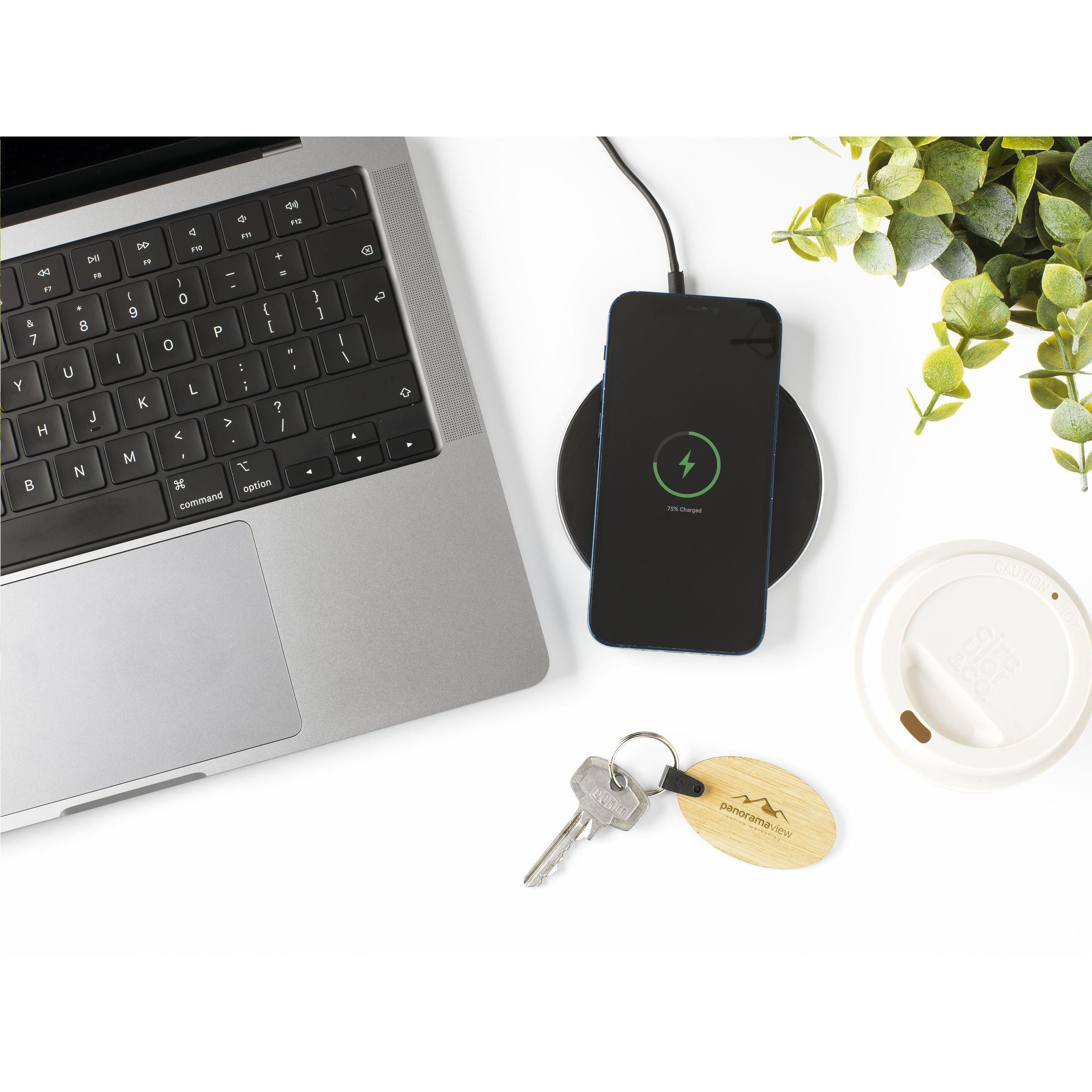 Vue 8 de Tecco GRS Recycled Alu 15W Wireless Charger