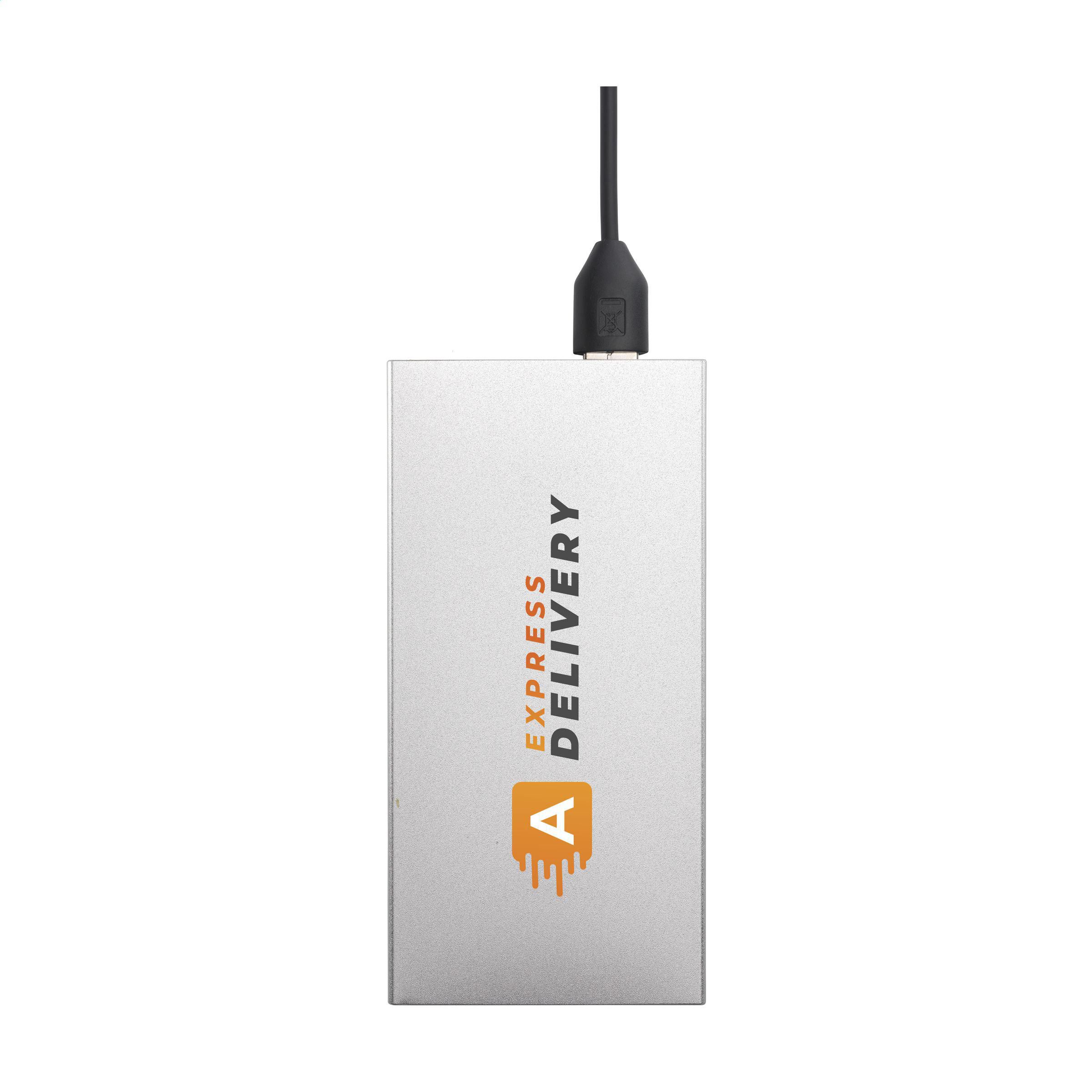 Vue 4 de Tecco GRS Recycled Alu Powerbank 5000 chargeur externe