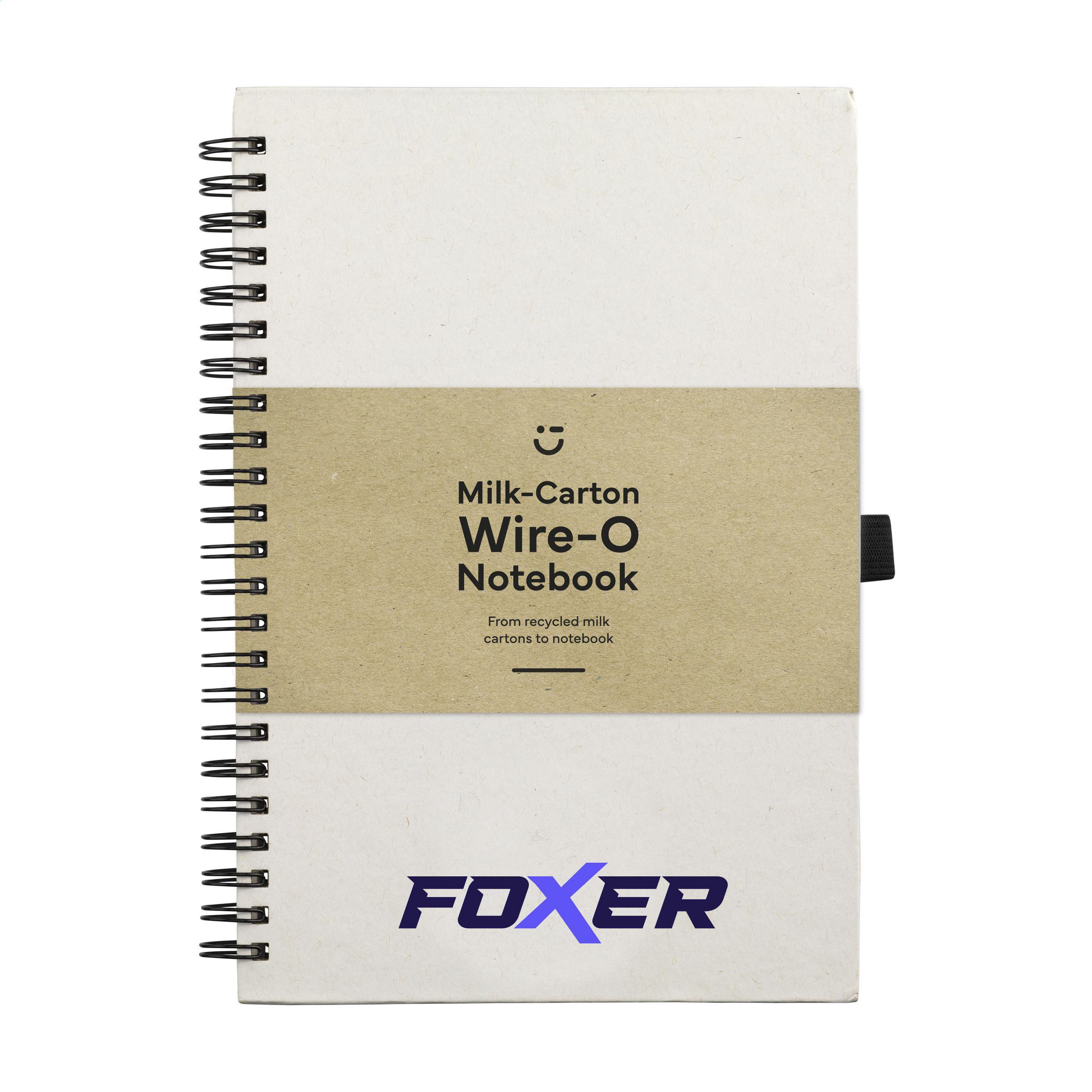Milk-Carton Wire-O Notebook A5 carnet de notes