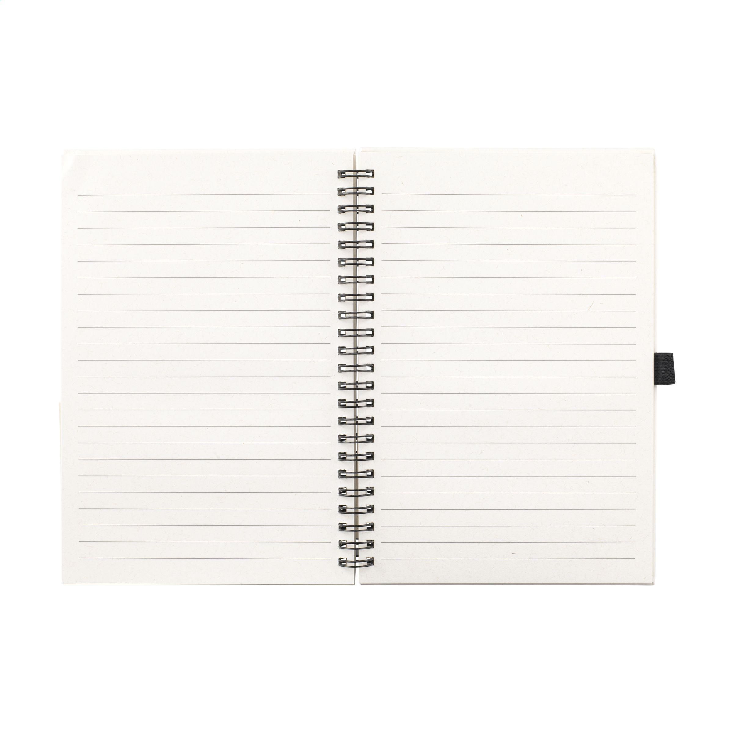 Vue 3 de Milk-Carton Wire-O Notebook A5 carnet de notes