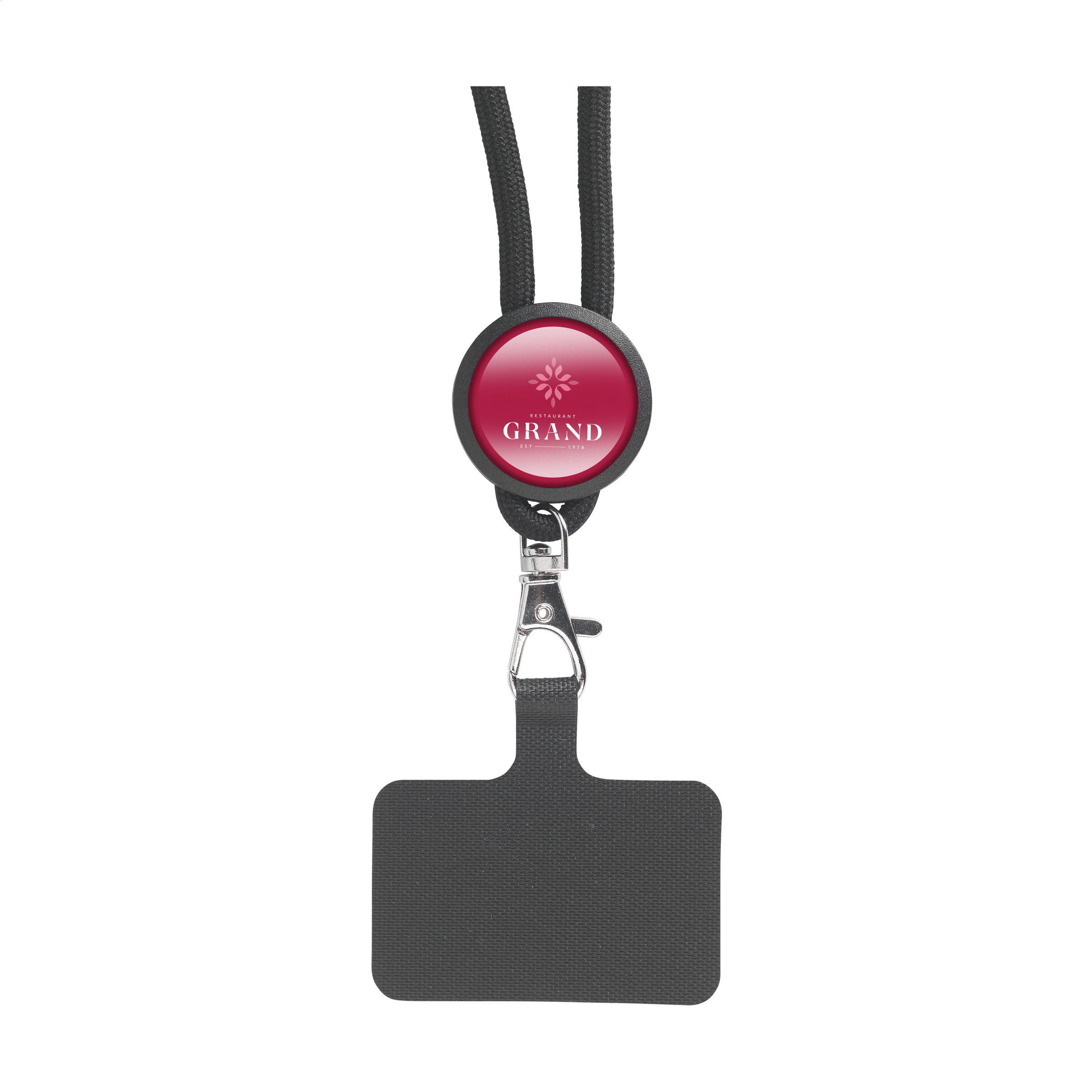 Vue 13 de Lace Lanyard GRS RPET 0,5 cm cordelière téléphonique