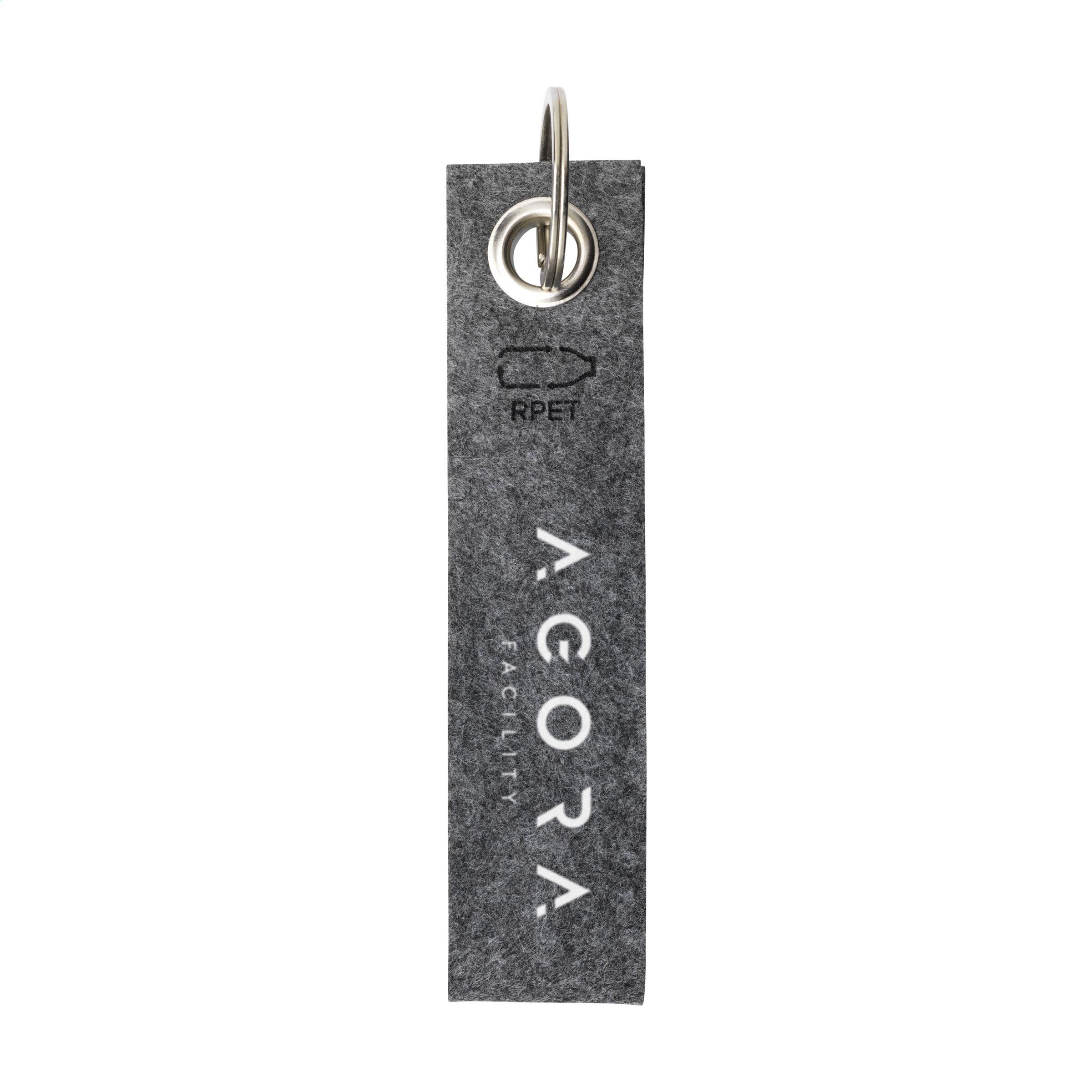 Vue 4 de GRS RPET Felt Keyring porte-clés