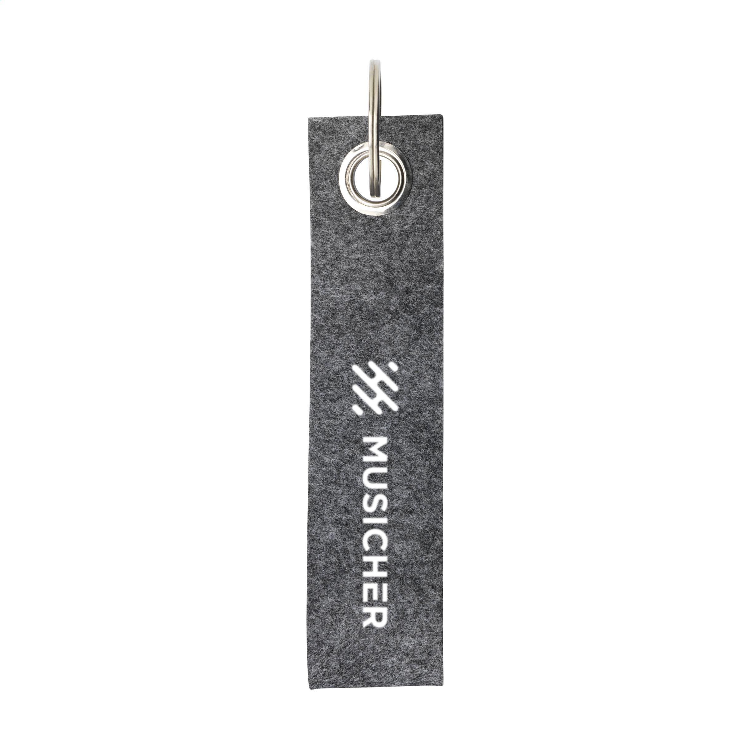 Vue 5 de GRS RPET Felt Keyring porte-clés