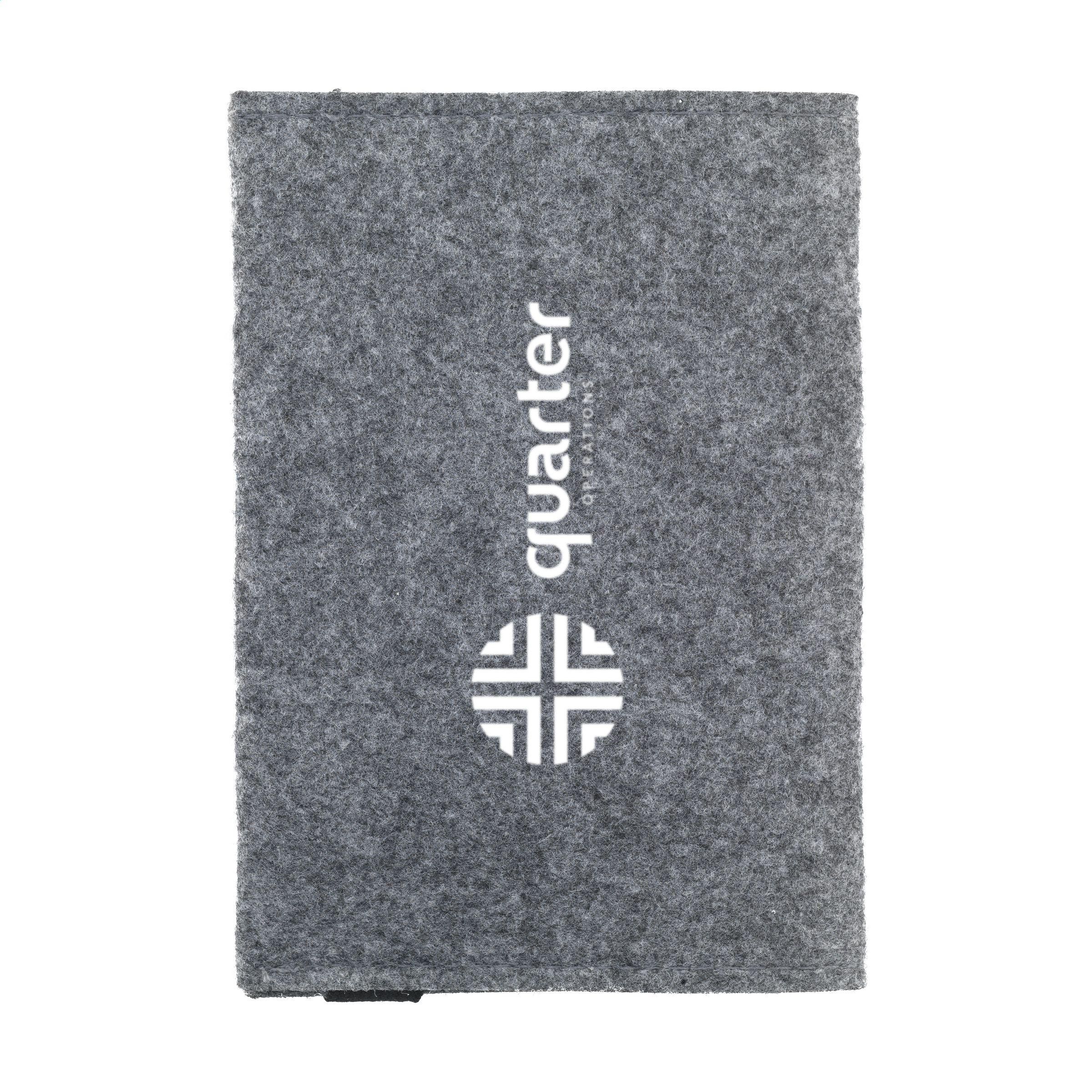 Vue 2 de Identify GRS RPET Felt porte pièce d'identité