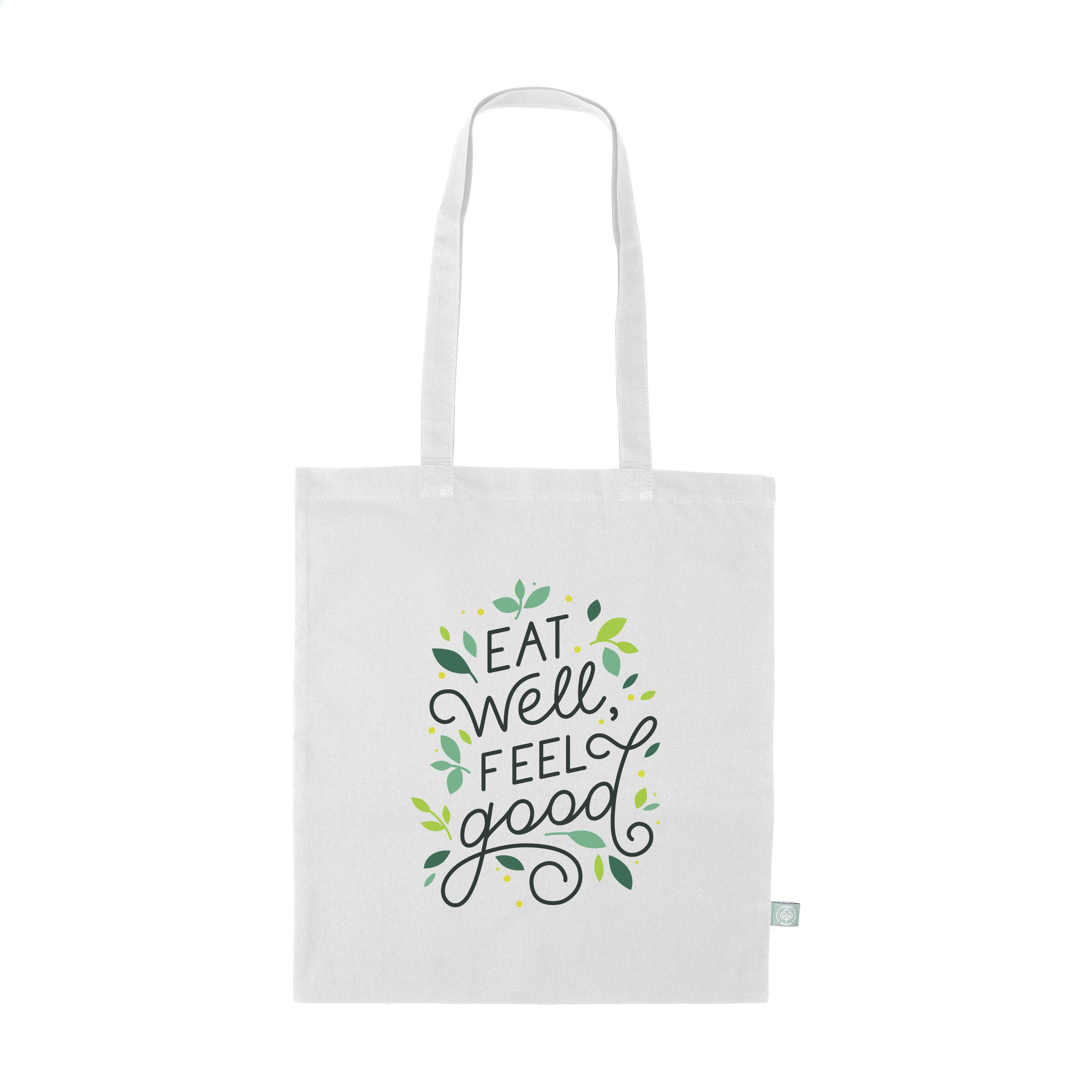 Vue 3 de Organic Cotton Shopper Colour (140 g/m²) sac