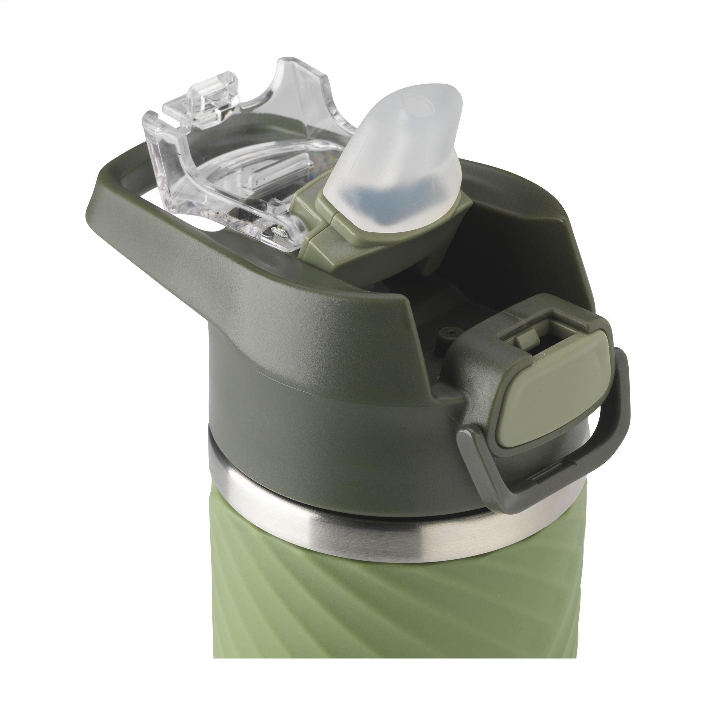 Vue 4 de Lynn RCS Recycled Steel Bottle 500 ml bouteille thermos