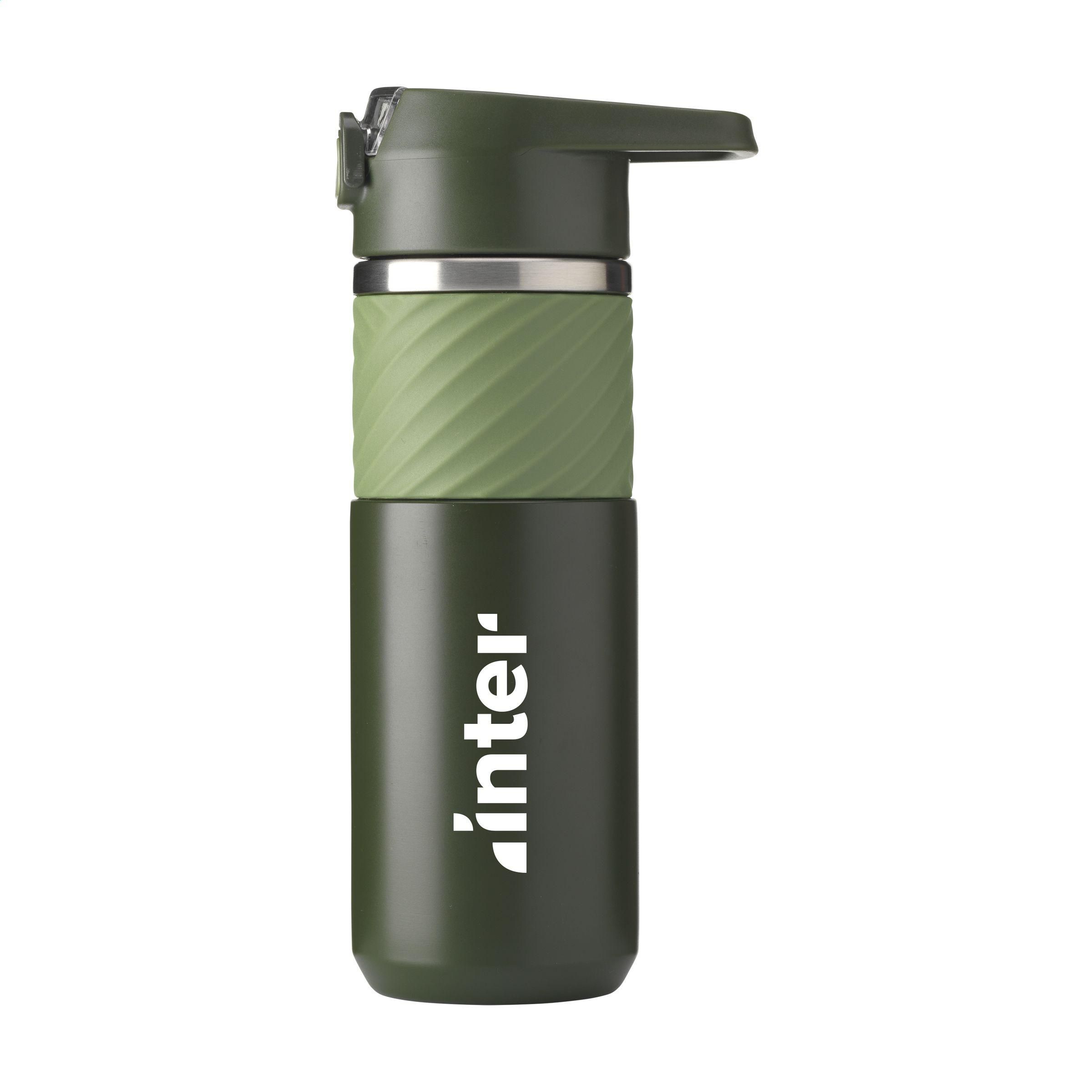 Vue 2 de Lynn RCS Recycled Steel Bottle 500 ml bouteille thermos