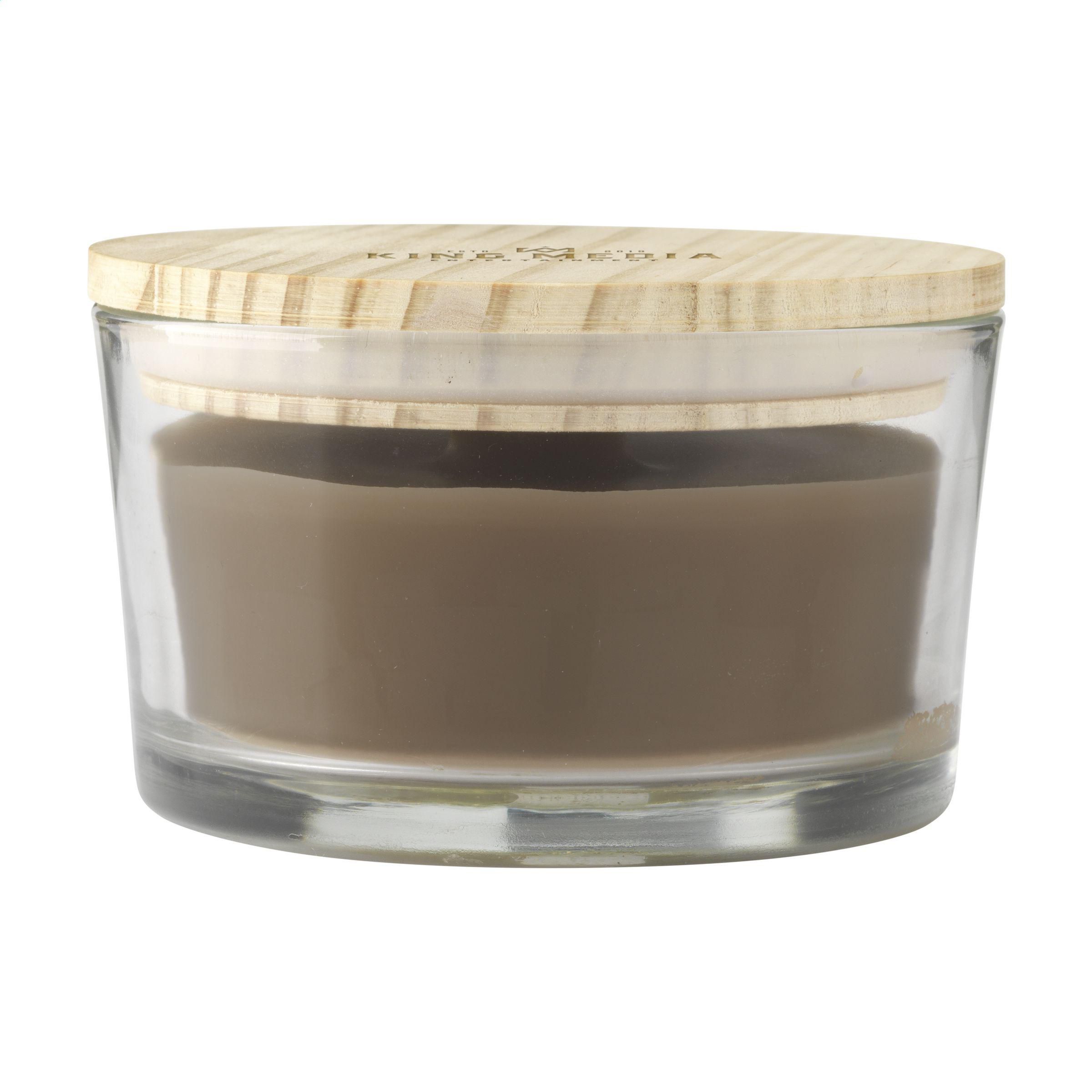 Vue 3 de Wooosh Flame Scented Candle Dark Amber bougie parfumée