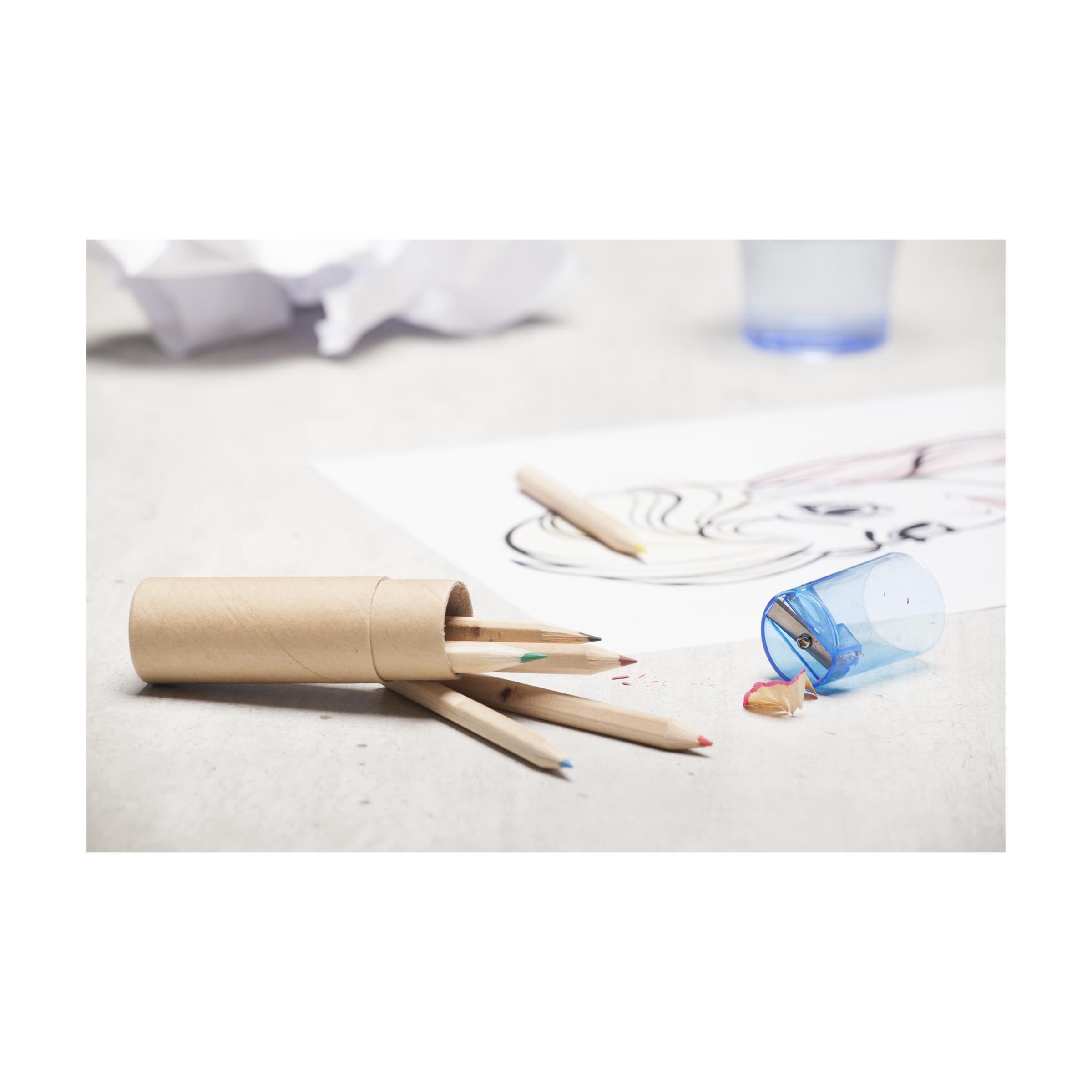 Vue 3 de ColourTube crayons de couleur