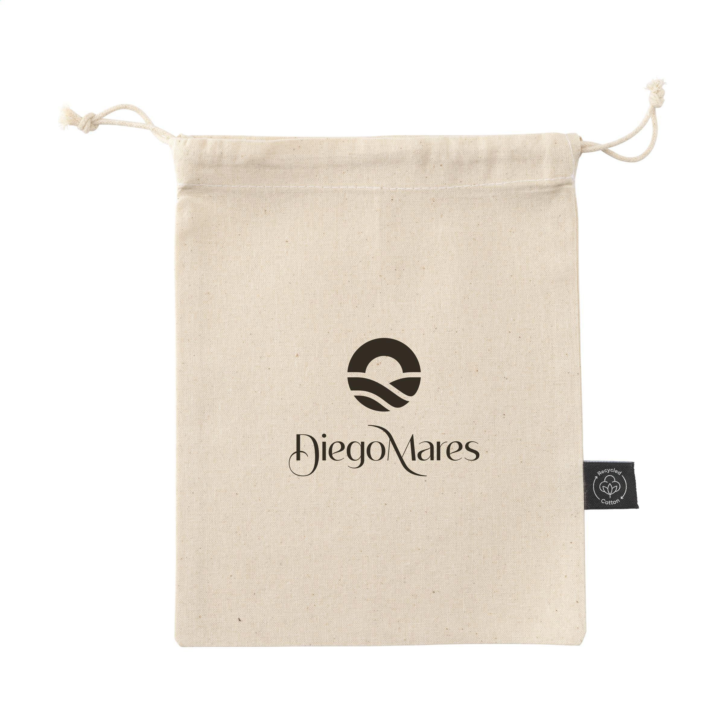 Vue 2 de Gift Pouch Naturel GRS Recycled Cotton (150 g/m²) S